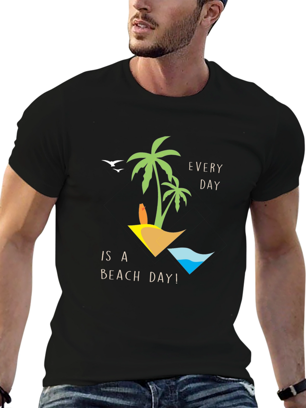 Every Day is a Beach Day Graphic T-Shirt