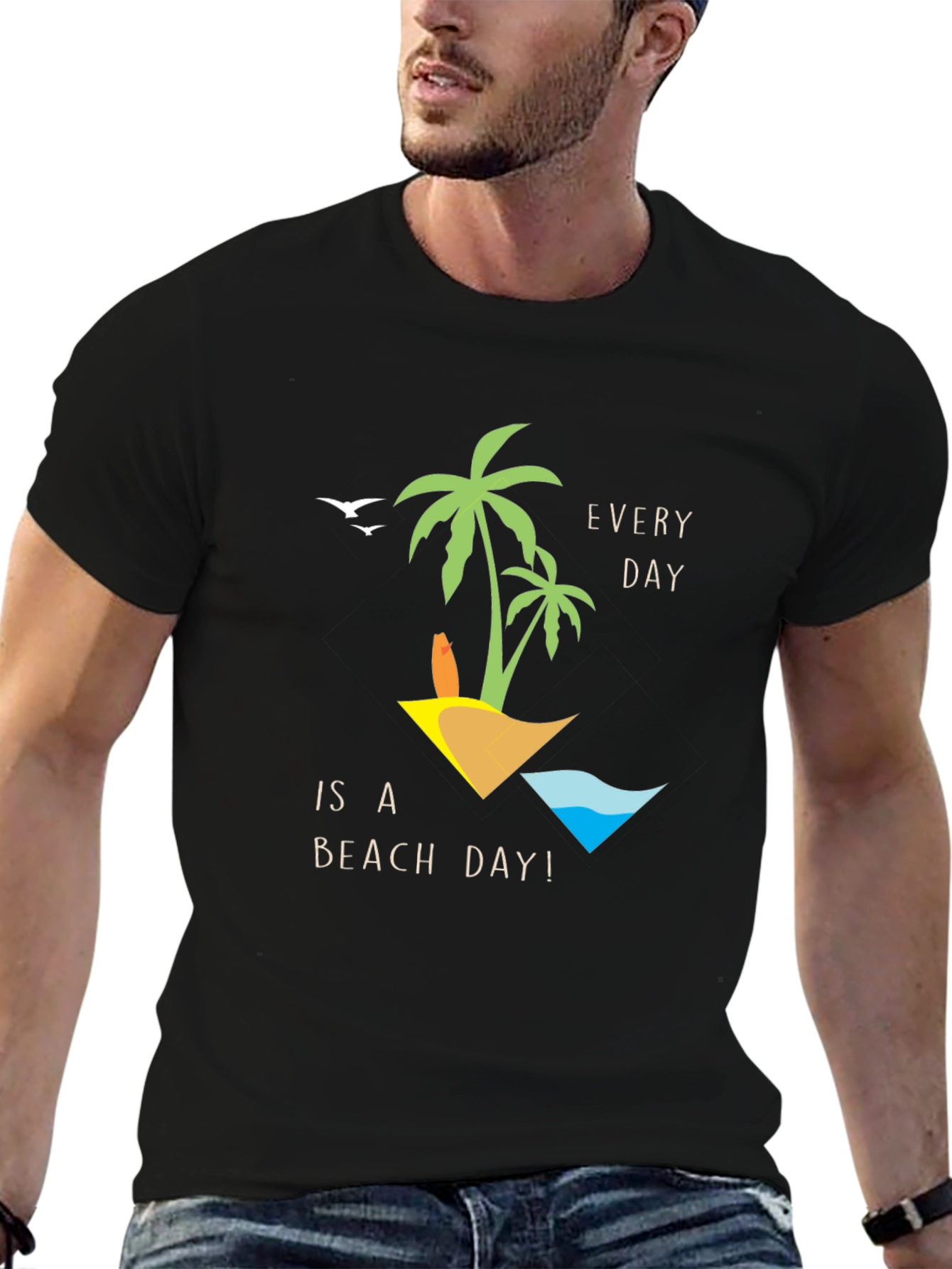 Every Day is a Beach Day Graphic T-Shirt