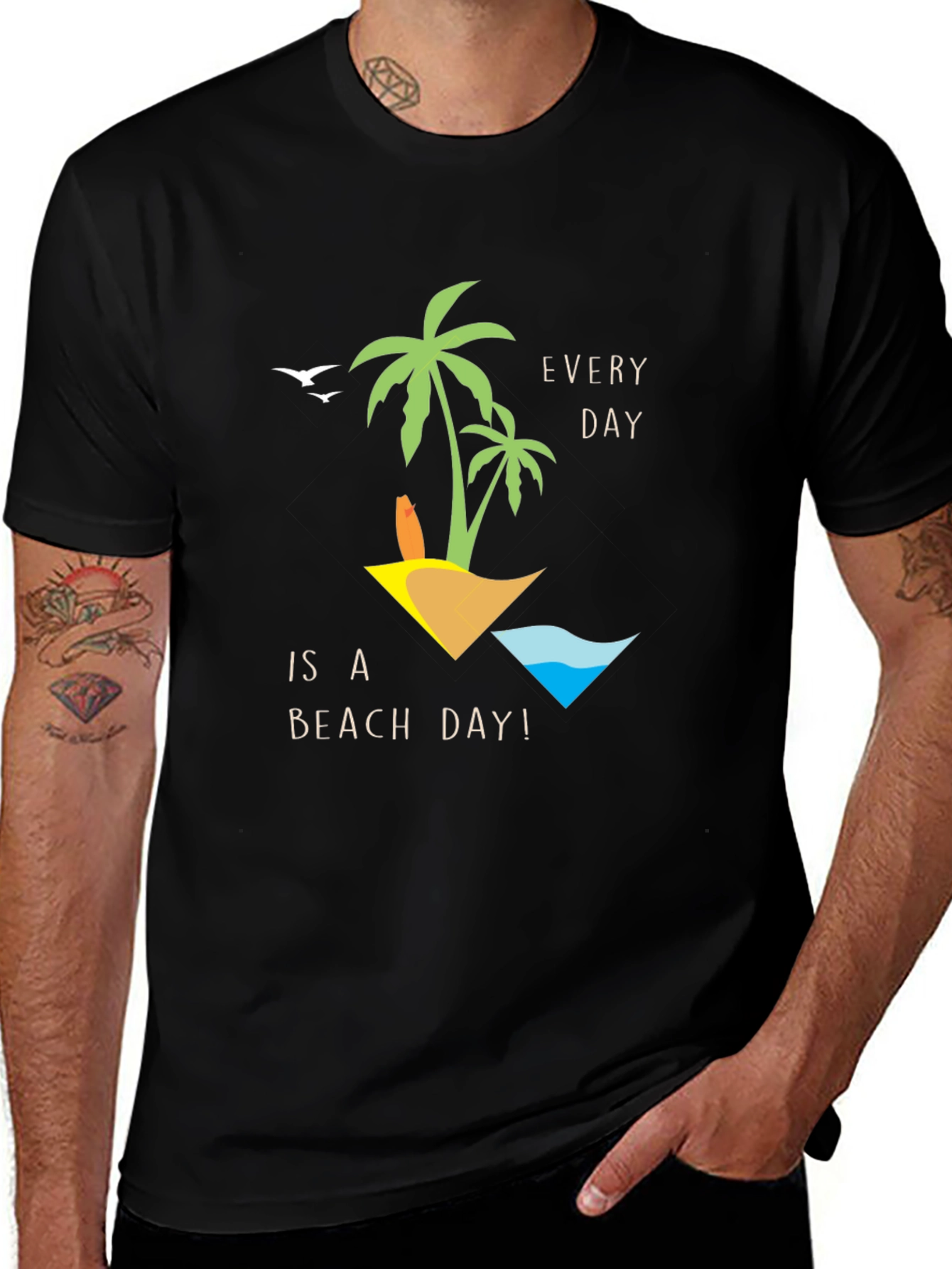 Every Day is a Beach Day Graphic T-Shirt