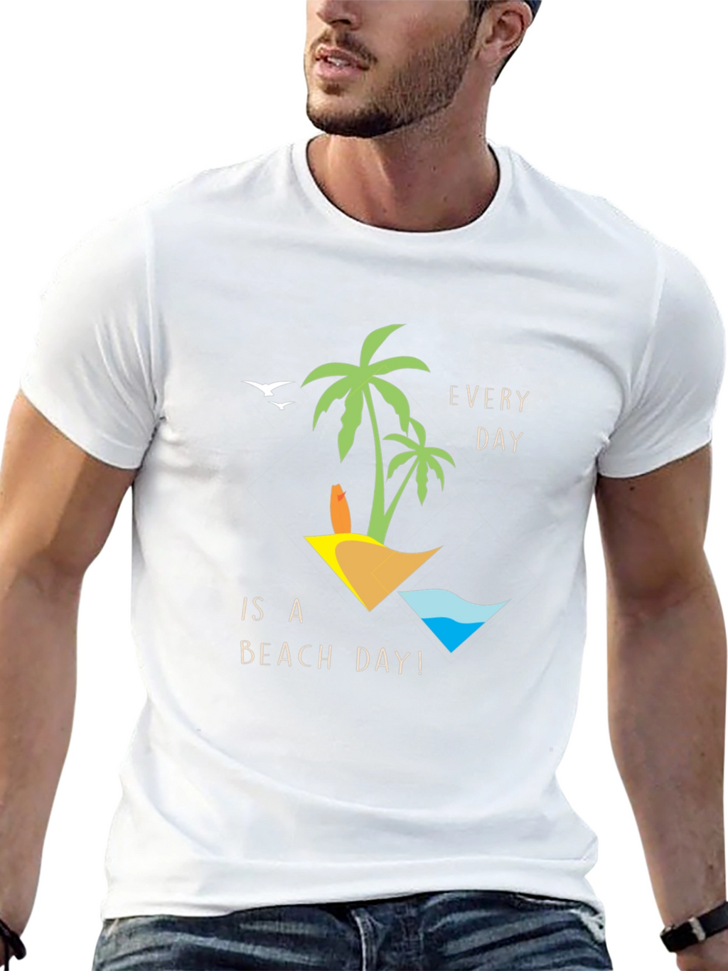 Every Day is a Beach Day Graphic T-Shirt