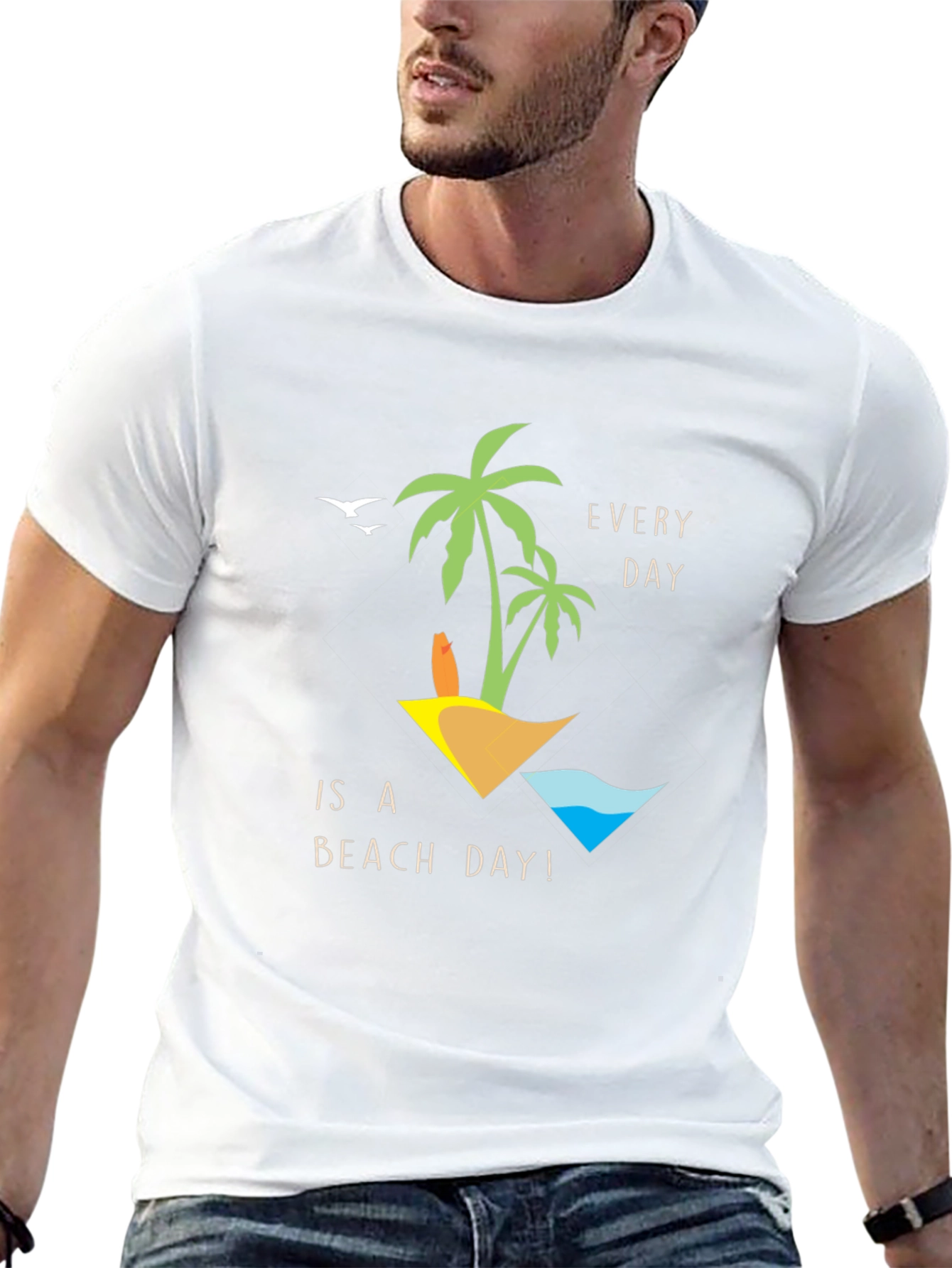 Every Day is a Beach Day Graphic T-Shirt