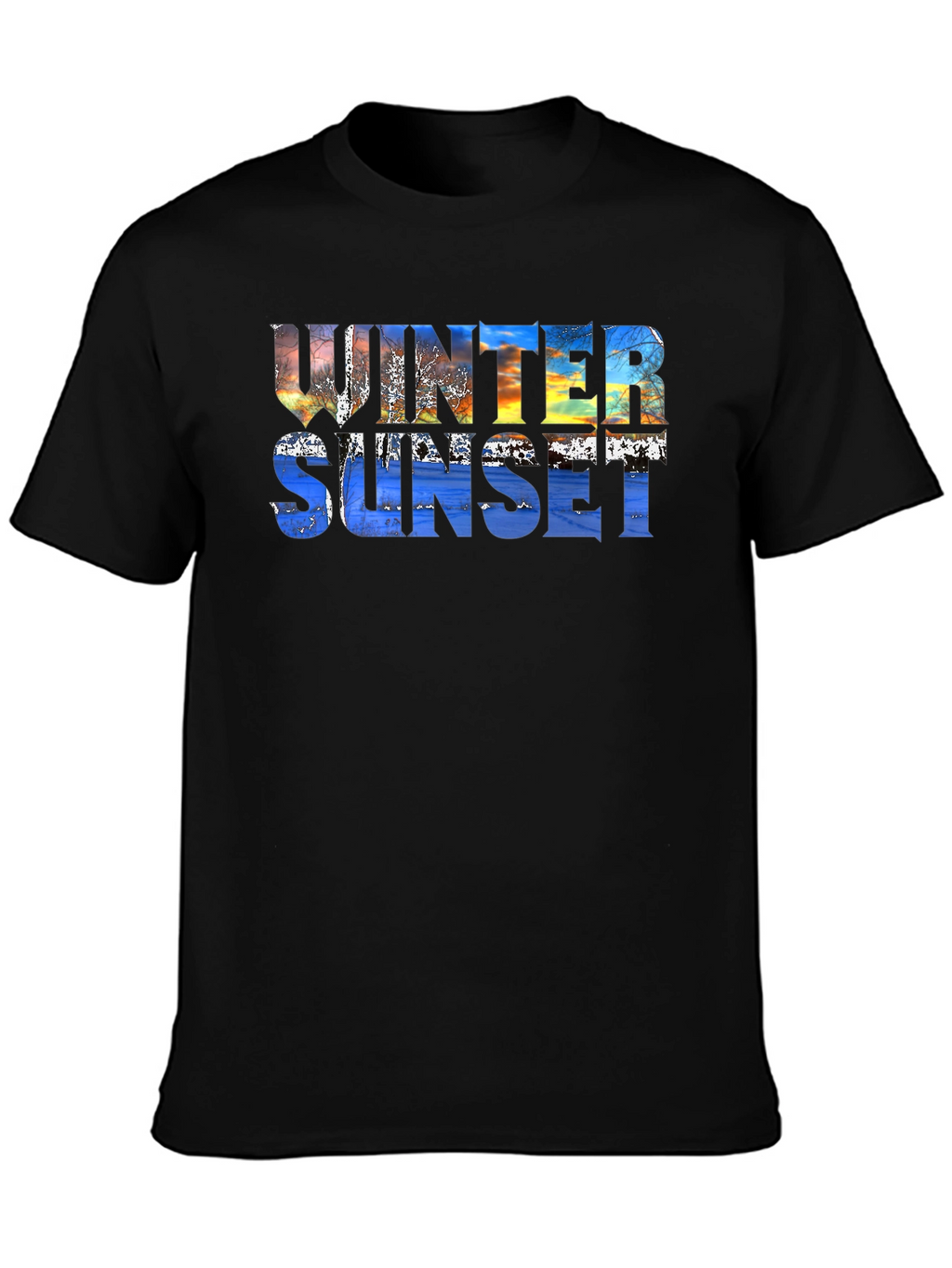 Winter Sunset Graphic Tee