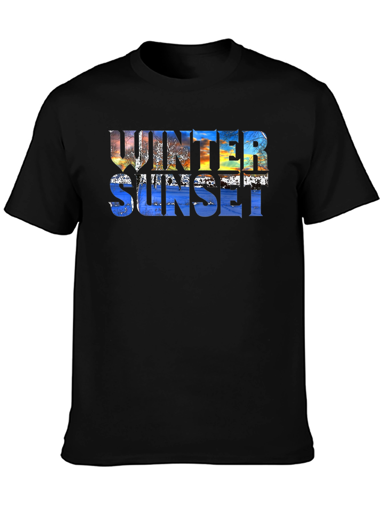 Winter Sunset Graphic Tee