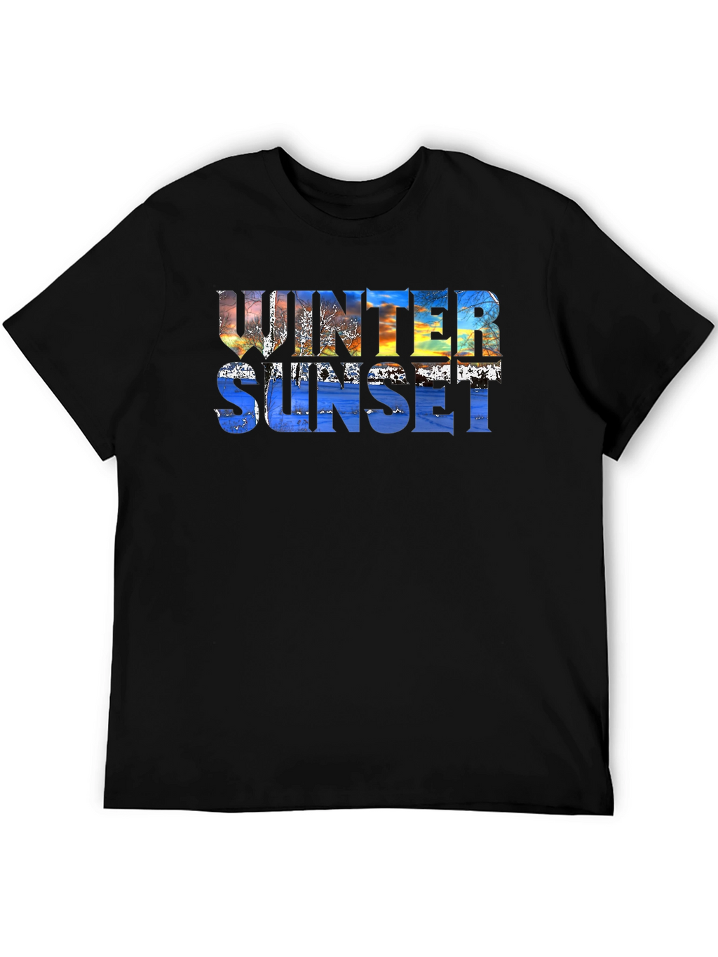 Winter Sunset Graphic Tee
