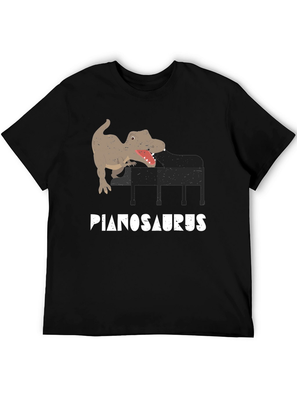 Pianosaurus T-Shirt - Dino Piano Player Tee