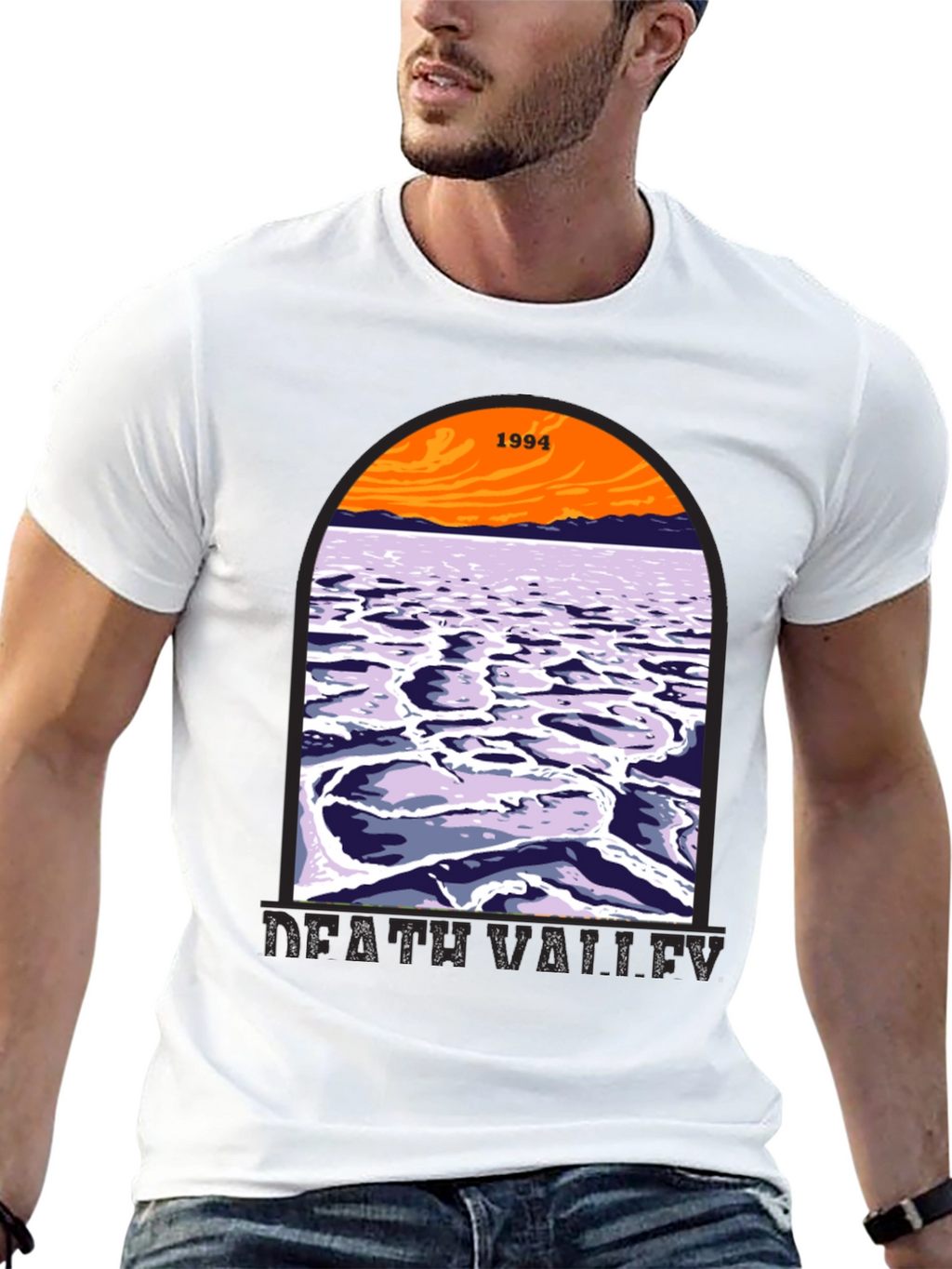 Death Valley 1994 Graphic T-Shirt - Black
