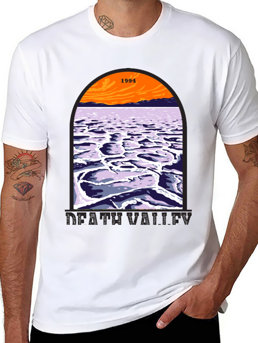 Death Valley 1994 Graphic T-Shirt - Black