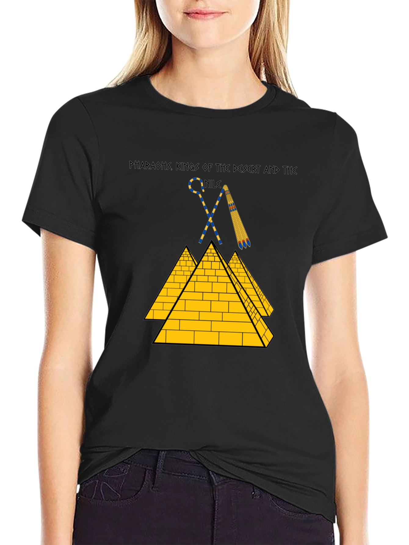 Egyptian Pharaohs T-Shirt - Desert Kings of Nile Graphic Tee