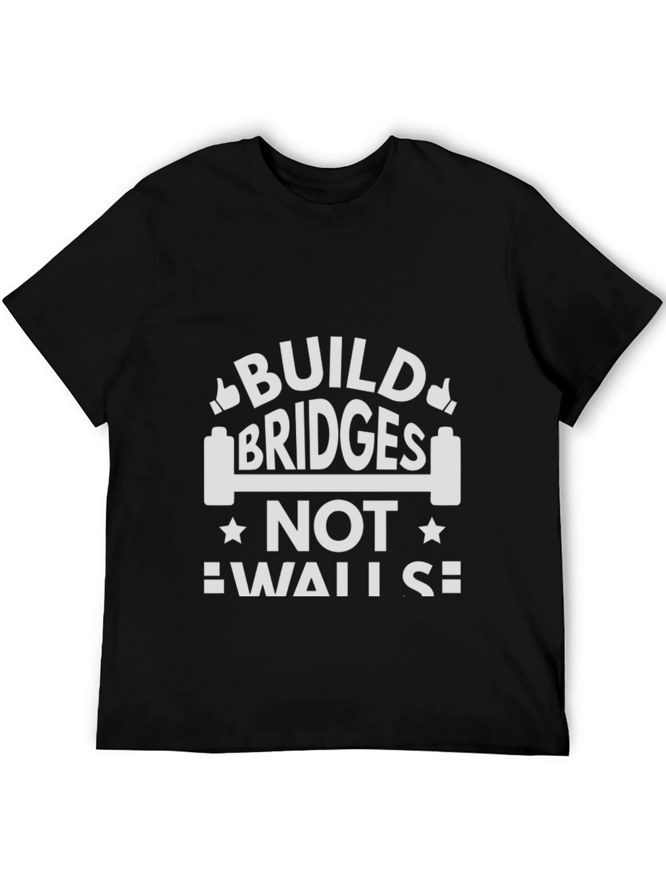 Build Bridges Not Walls Graphic T-Shirt