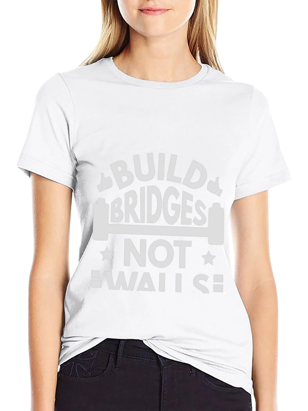 Build Bridges Not Walls Graphic T-Shirt