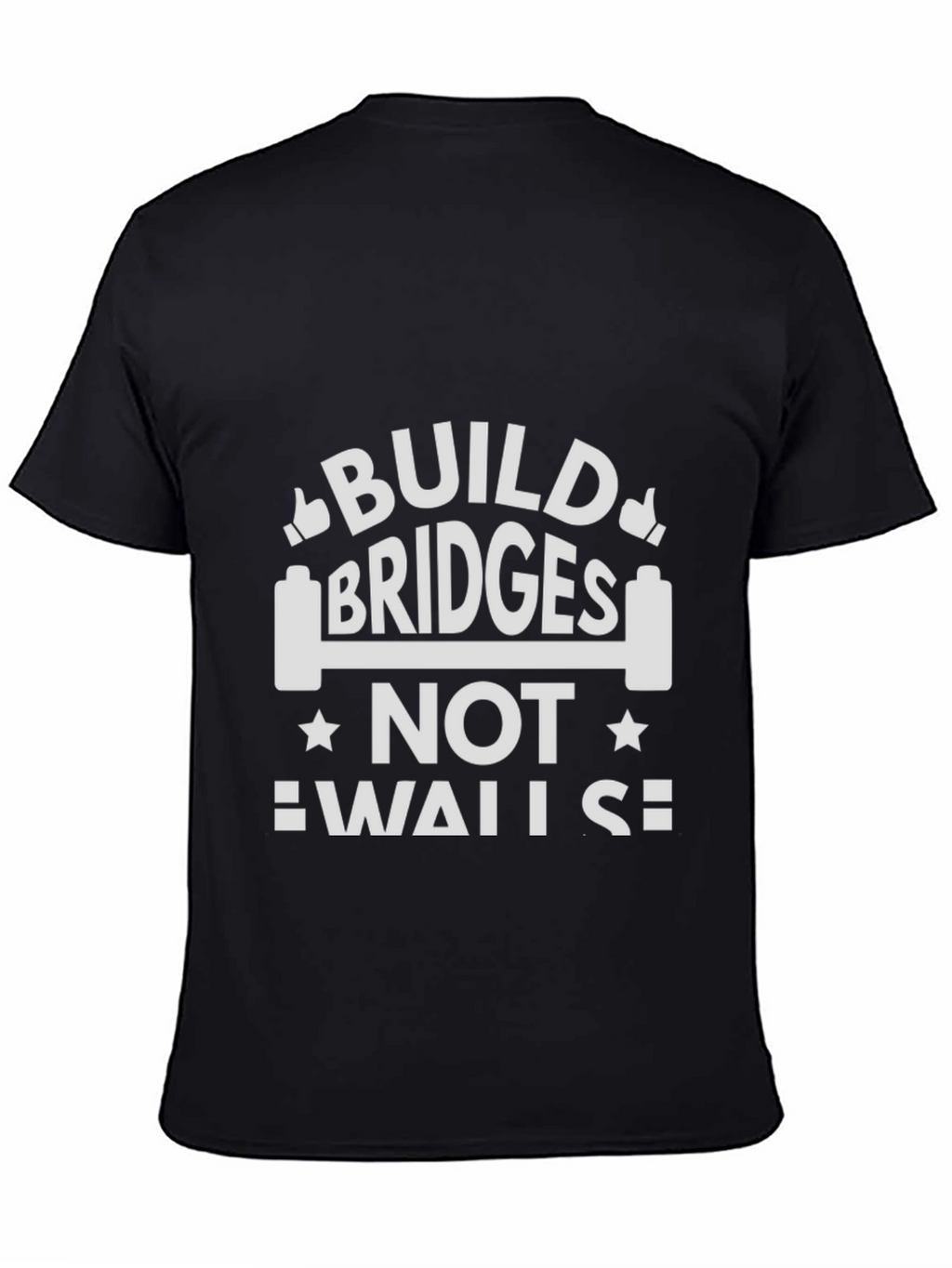 Build Bridges Not Walls Graphic T-Shirt