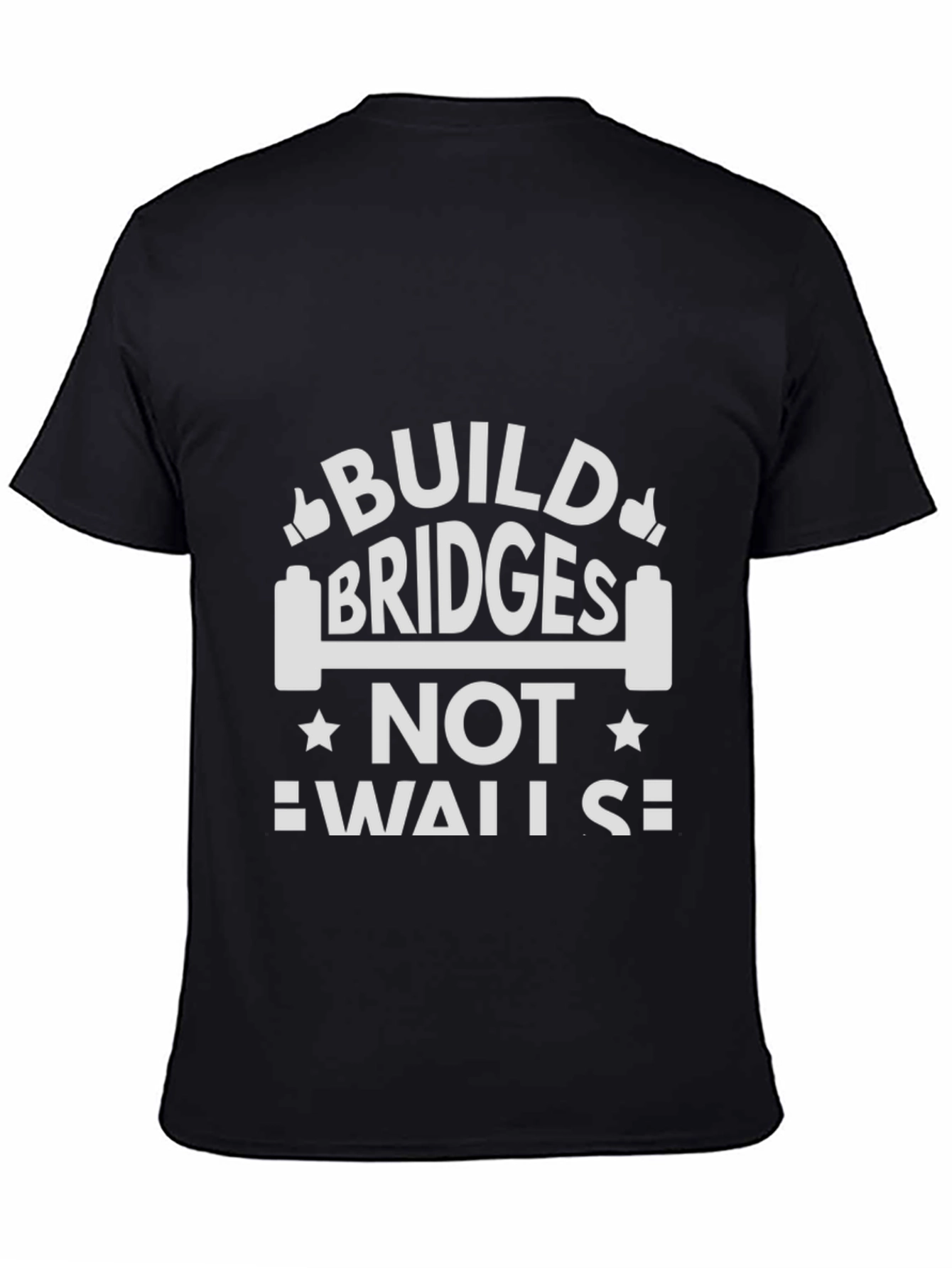 Build Bridges Not Walls Graphic T-Shirt