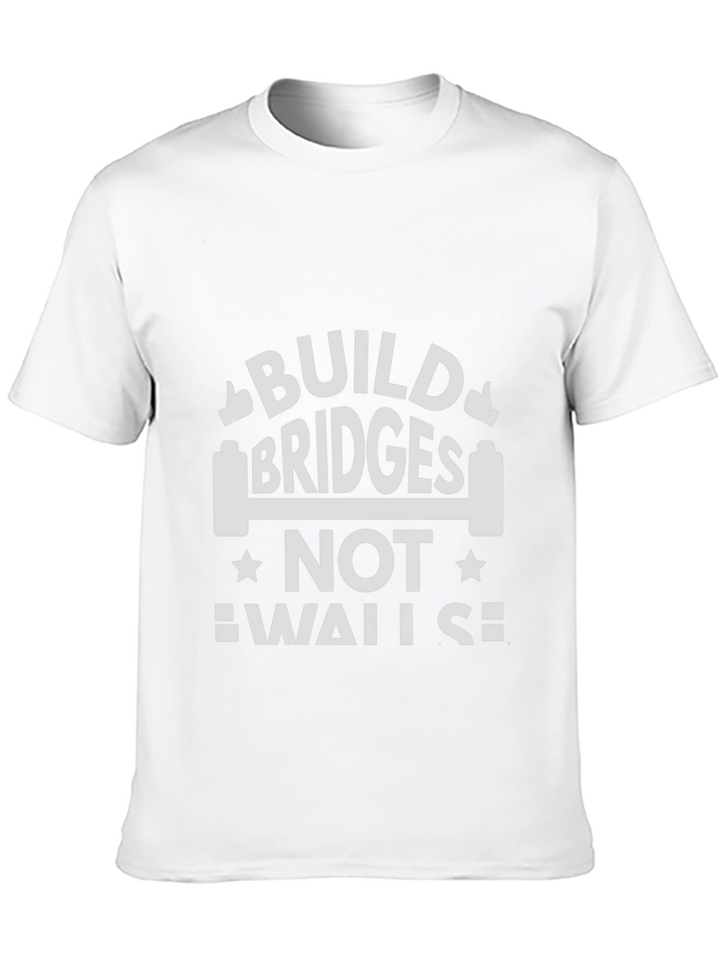 Build Bridges Not Walls Graphic T-Shirt