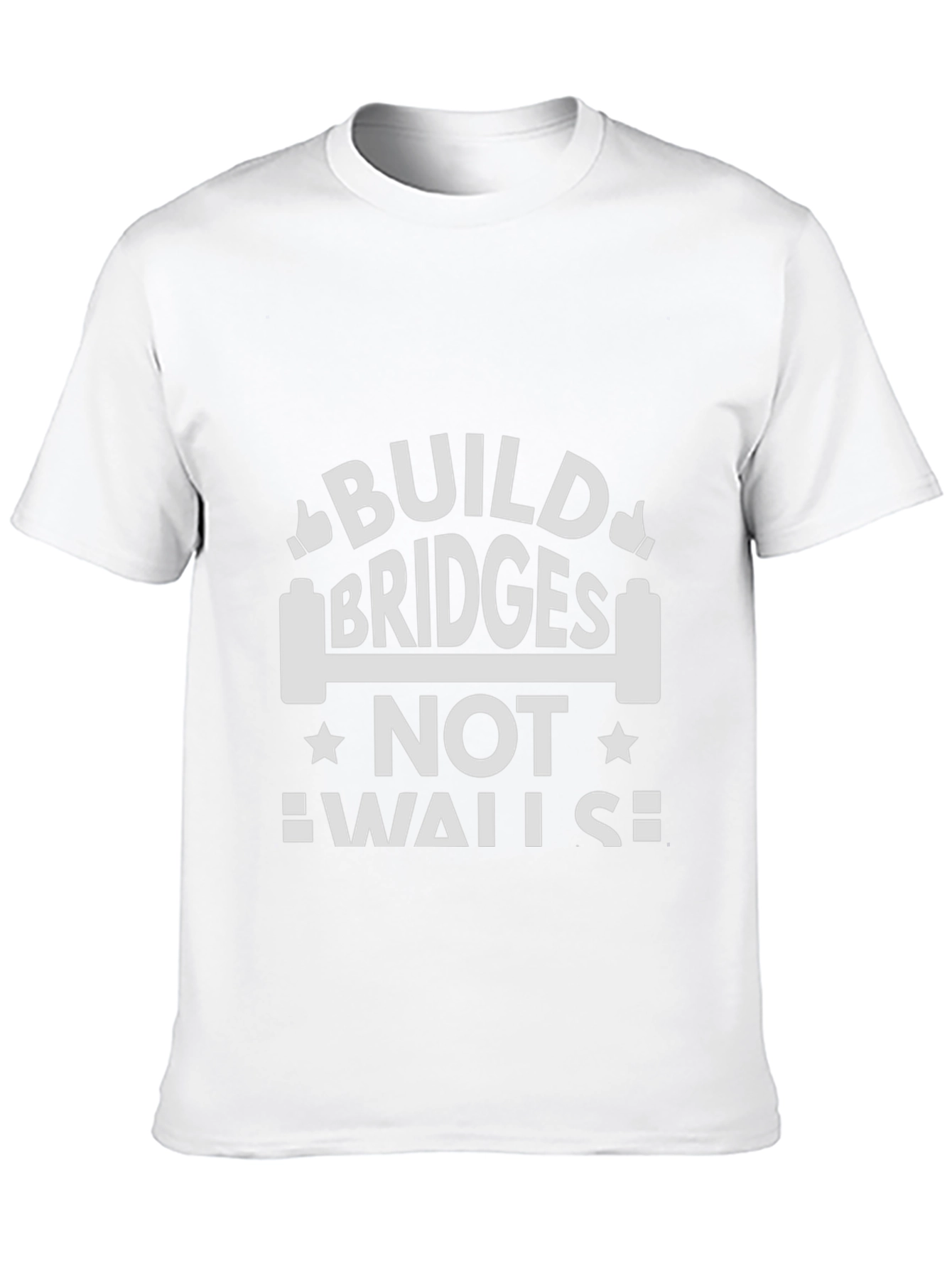 Build Bridges Not Walls Graphic T-Shirt
