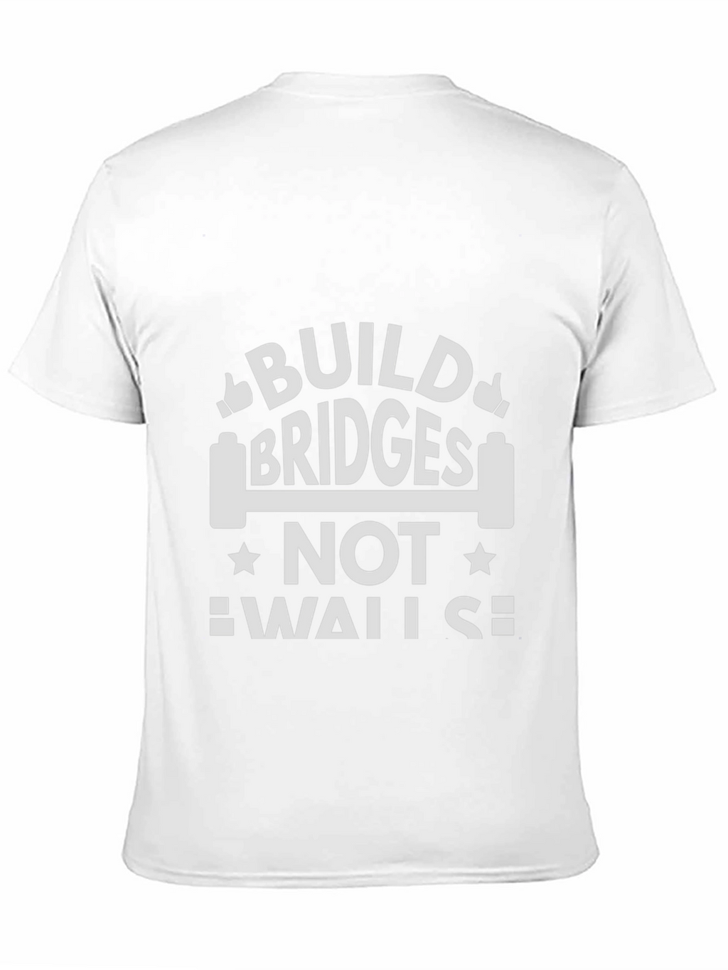 Build Bridges Not Walls Graphic T-Shirt