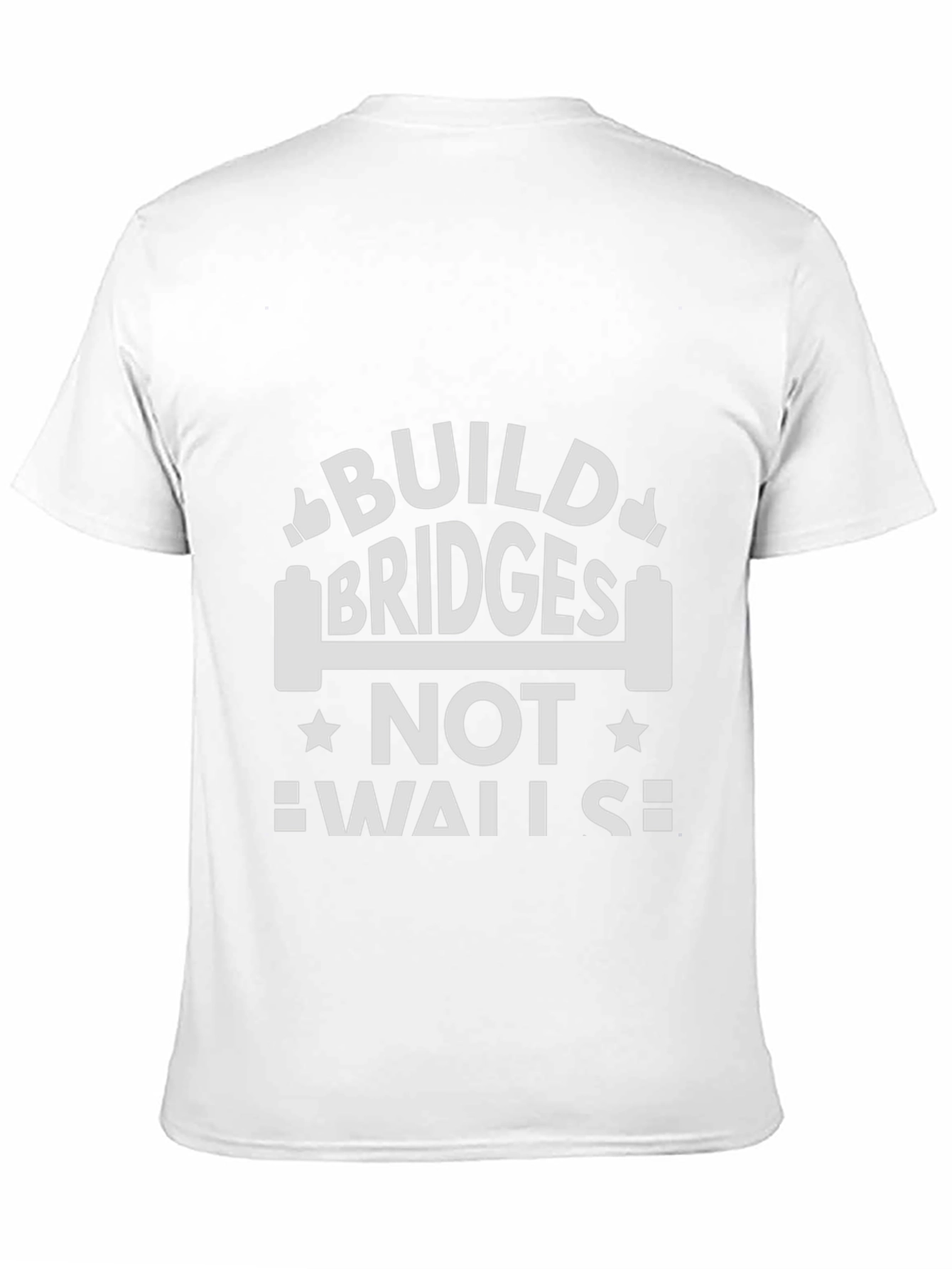 Build Bridges Not Walls Graphic T-Shirt