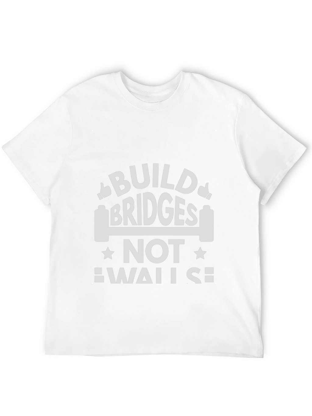 Build Bridges Not Walls Graphic T-Shirt