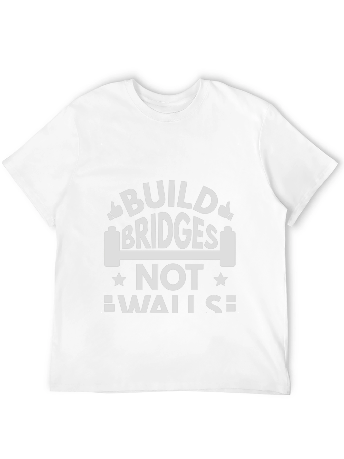 Build Bridges Not Walls Graphic T-Shirt