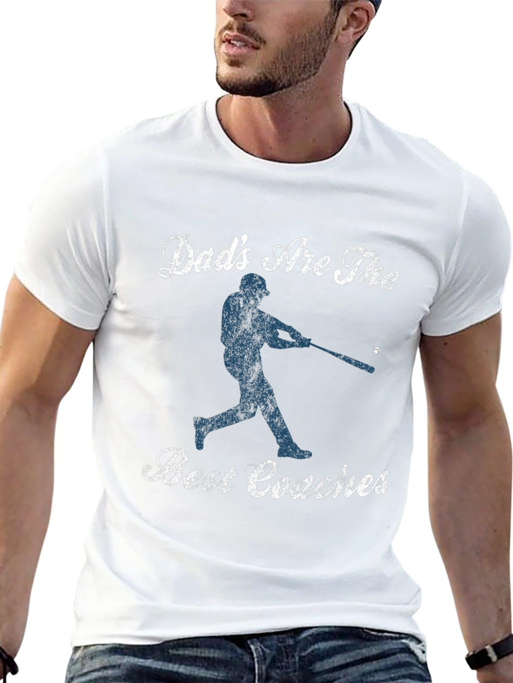 Dads Are the Best Coaches Baseball Graphic T-Shirt