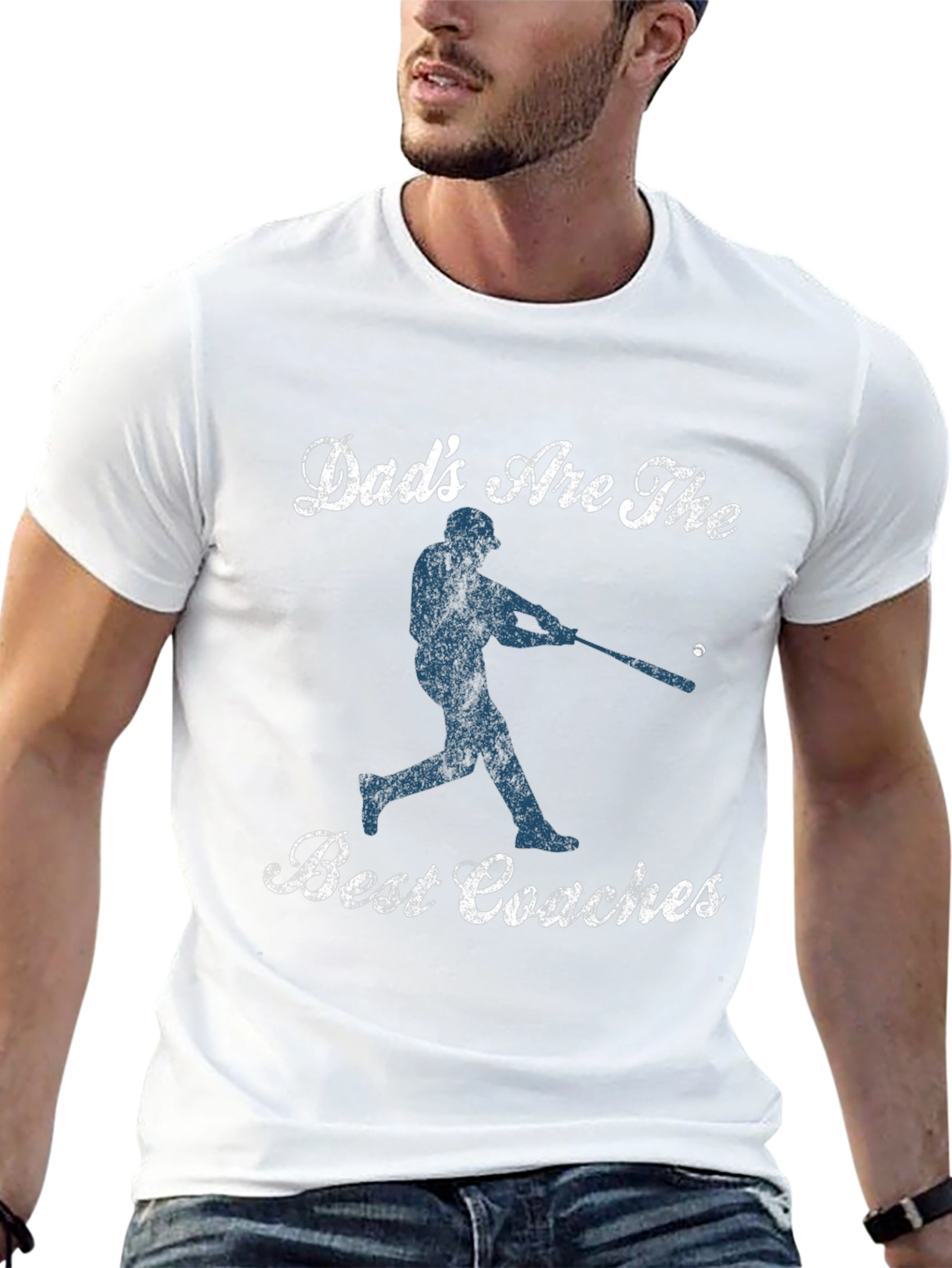 Dads Are the Best Coaches Baseball Graphic T-Shirt
