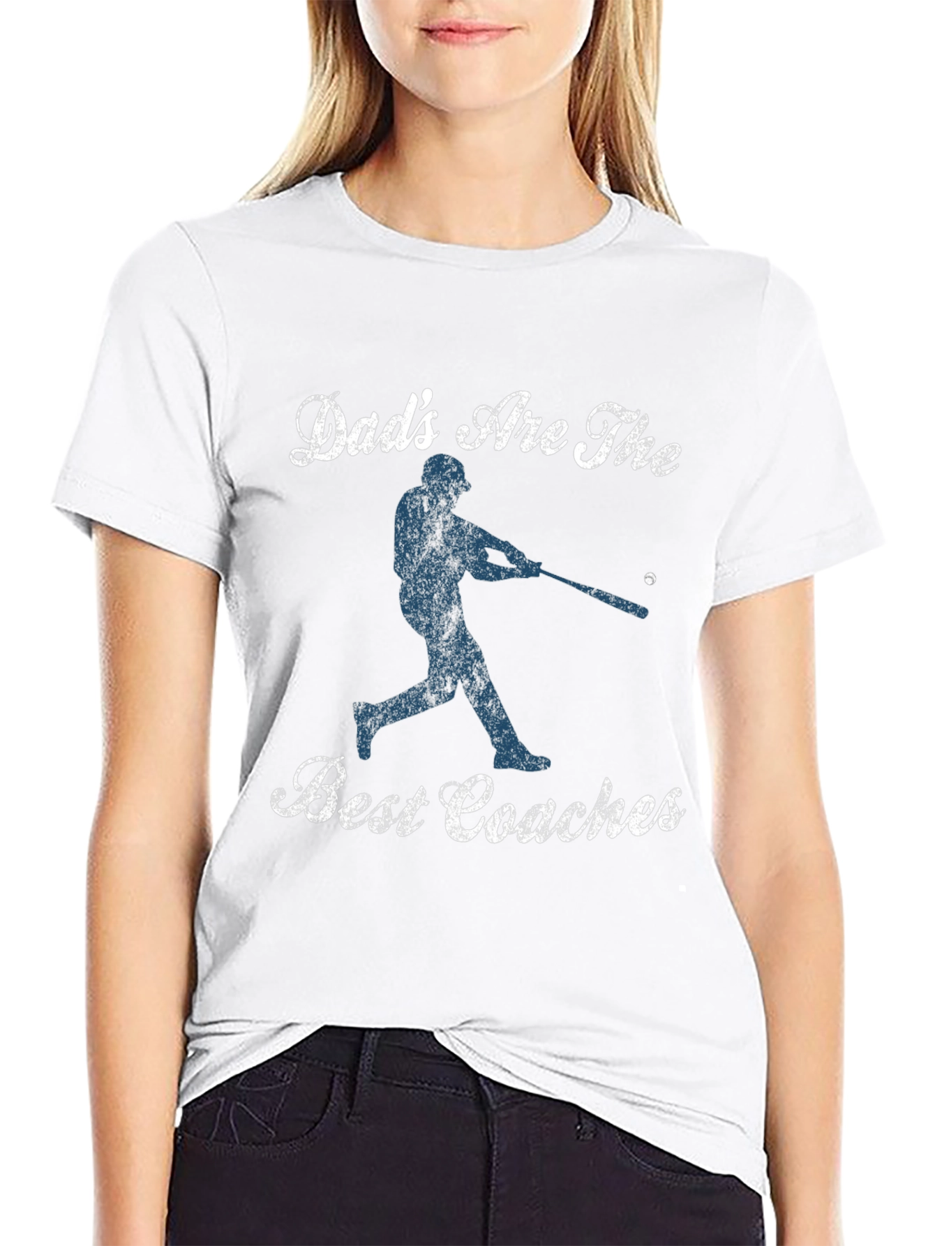 Dads Are the Best Coaches Baseball Graphic T-Shirt