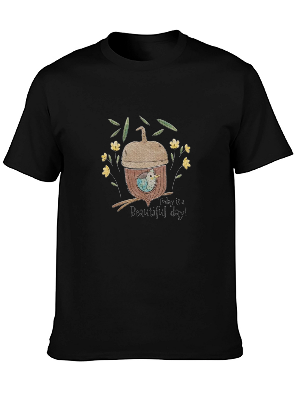 Cute Acorn Birdhouse T-Shirt