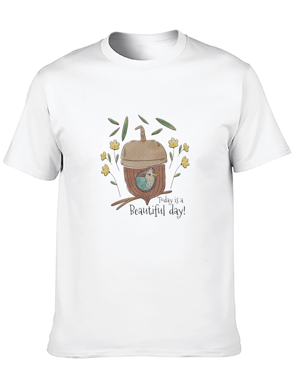 Cute Acorn Birdhouse T-Shirt
