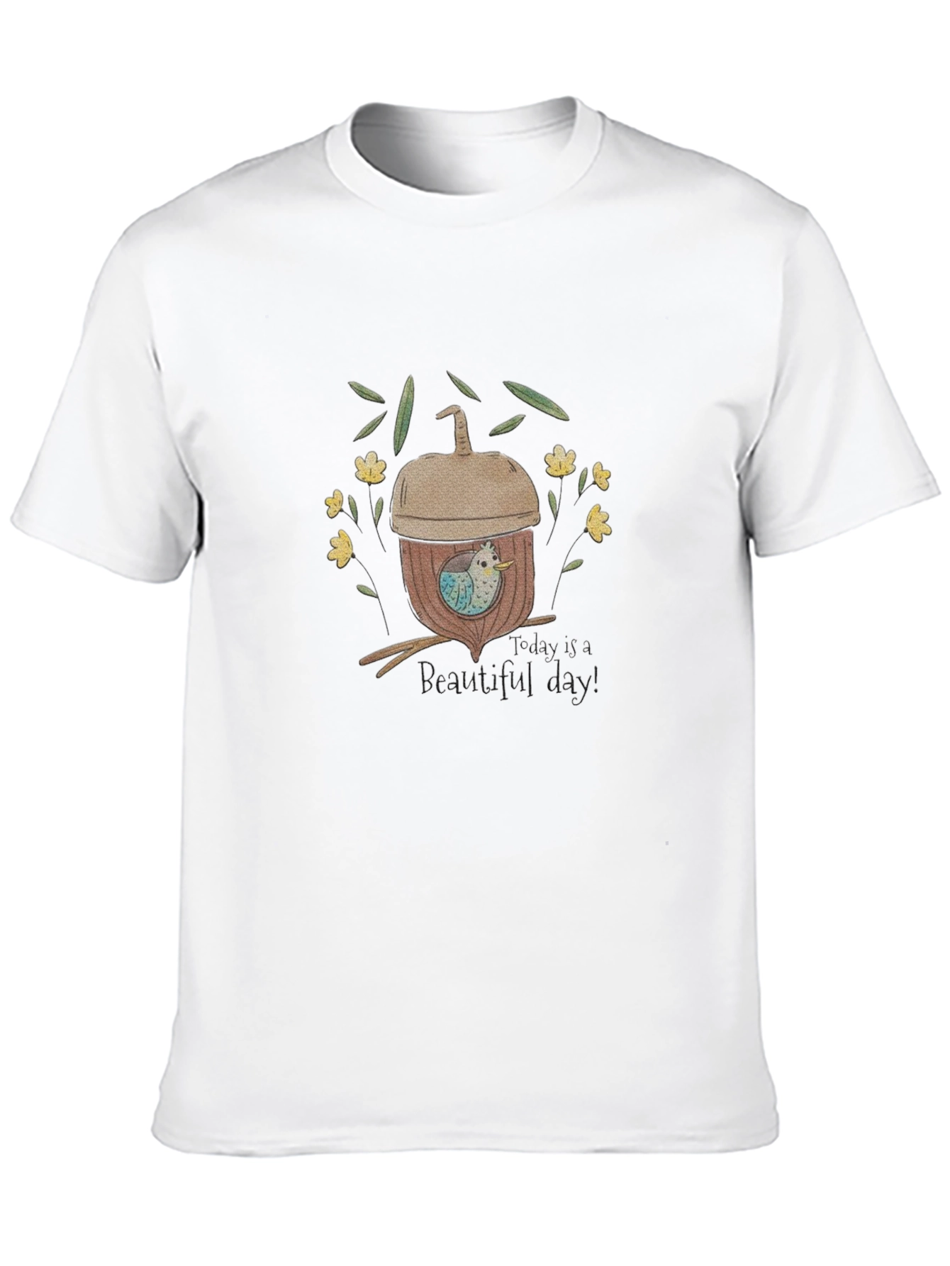 Cute Acorn Birdhouse T-Shirt