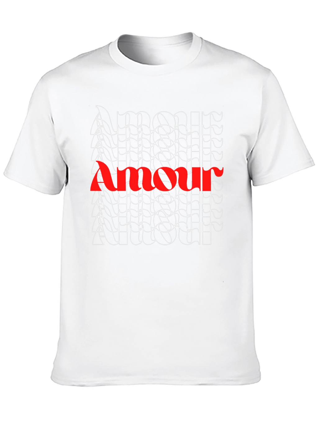 Amour Graphic Tee - Stylish French Love Shirt
