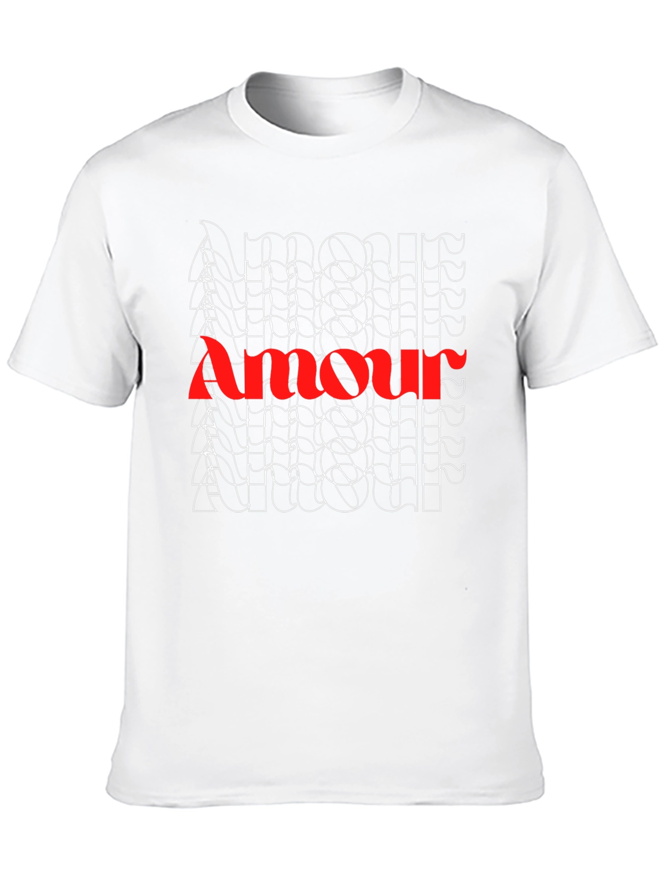 Amour Graphic Tee - Stylish French Love Shirt
