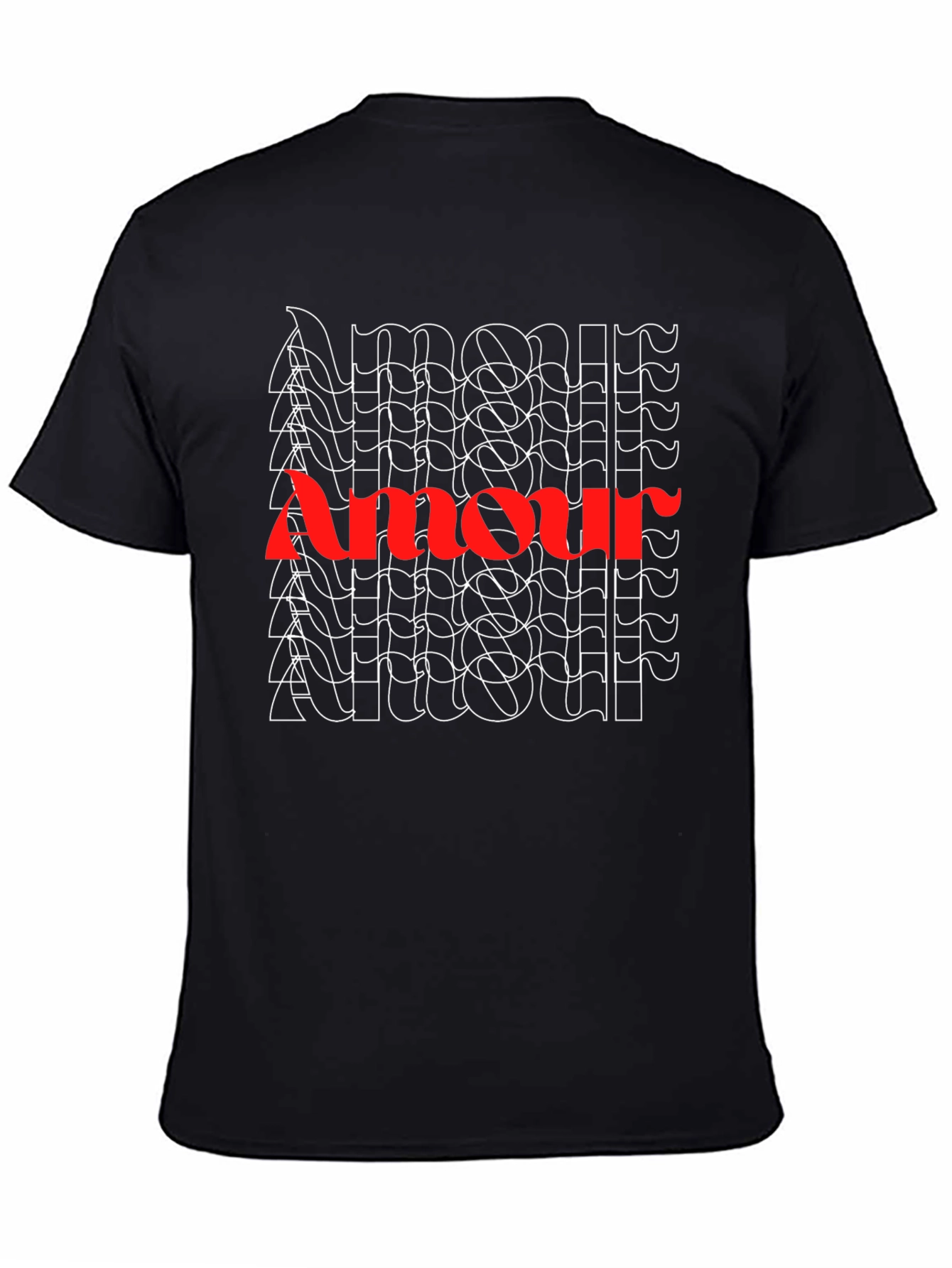 Amour Graphic Tee - Stylish French Love Shirt