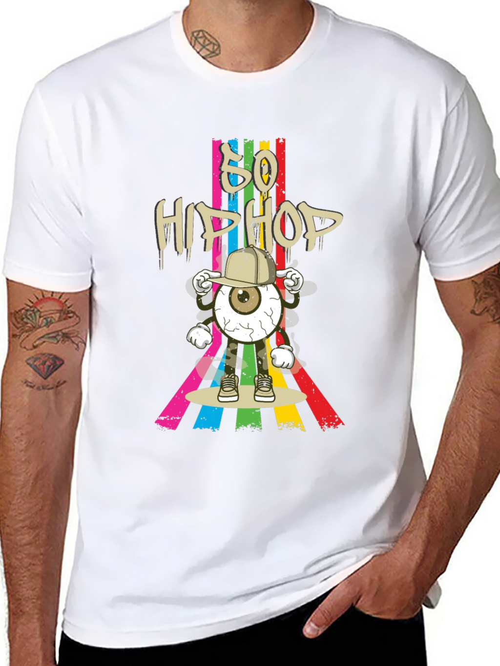 Retro 50 Hip Hop Graphic Tee