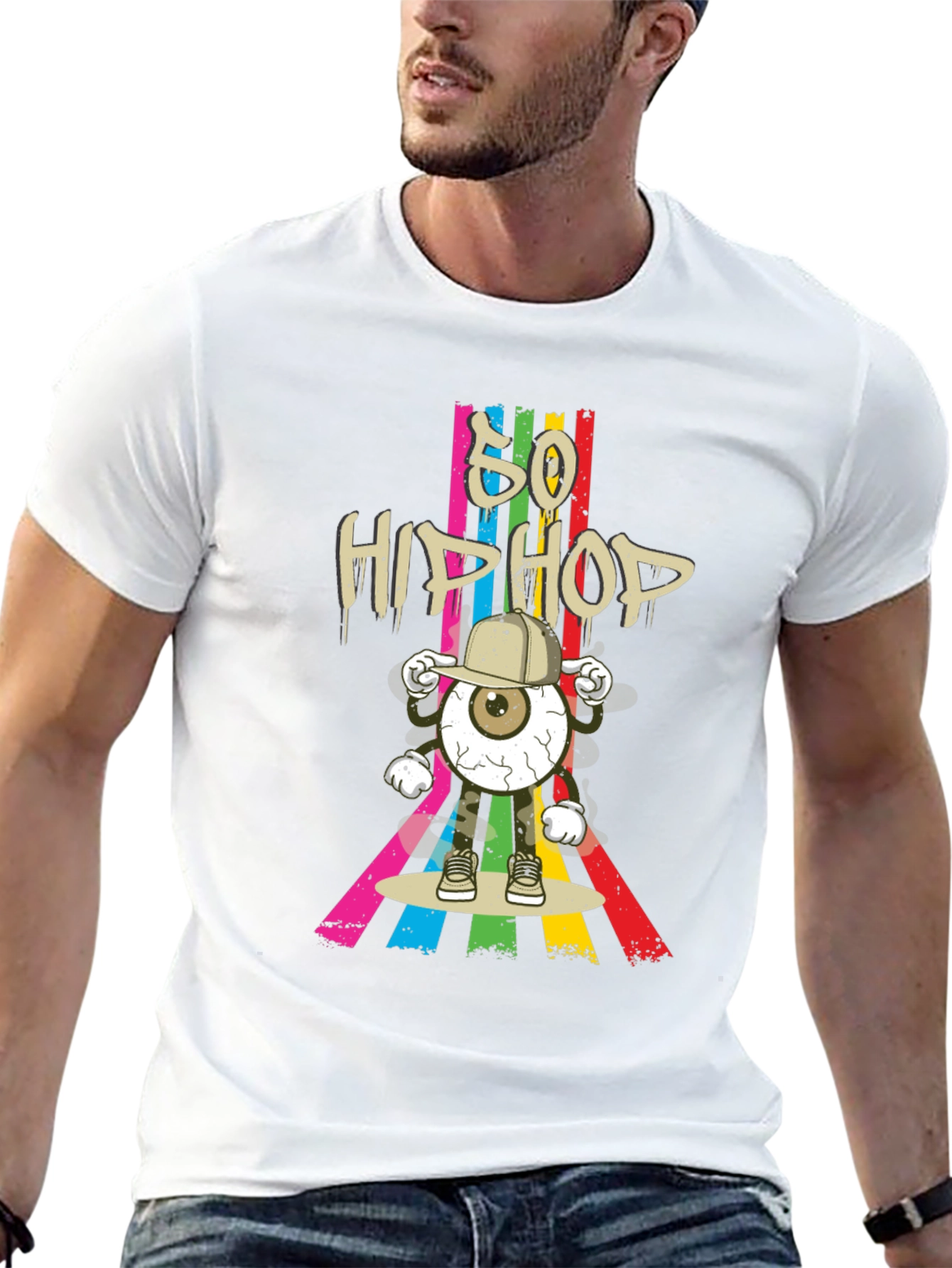 Retro 50 Hip Hop Graphic Tee