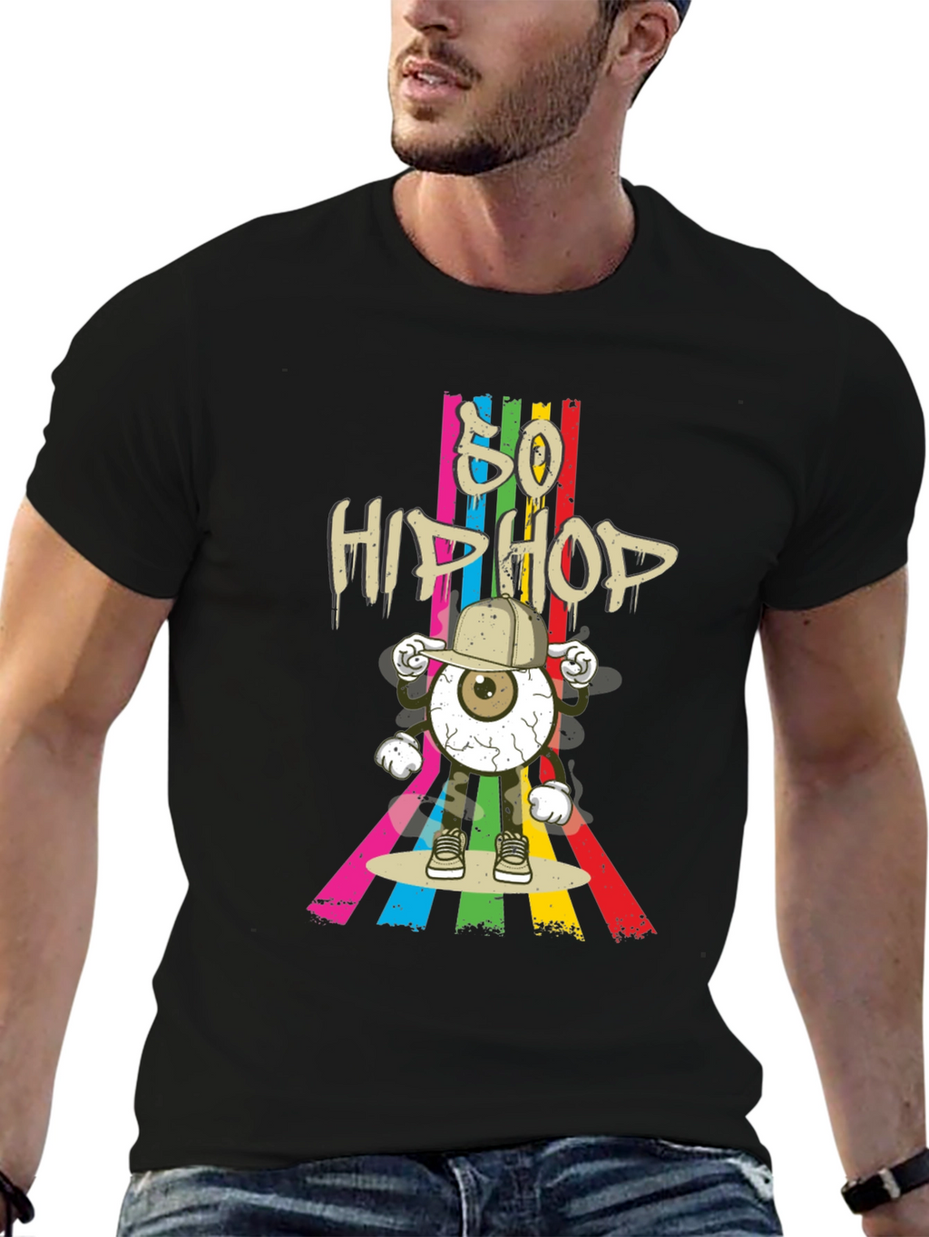 Retro 50 Hip Hop Graphic Tee
