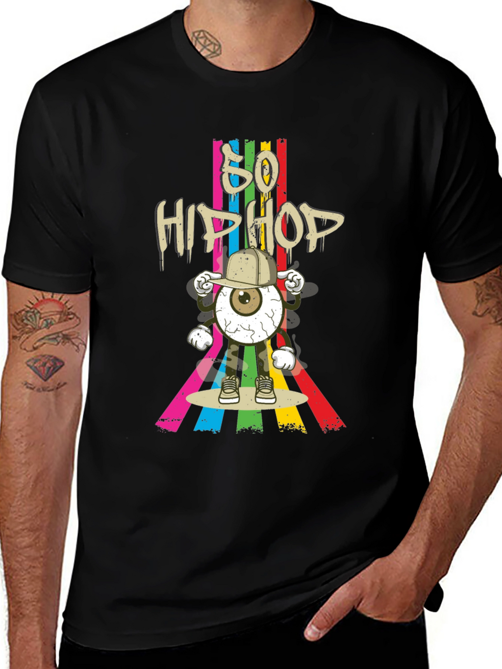 Retro 50 Hip Hop Graphic Tee