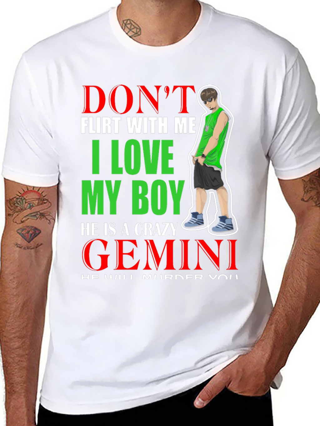 Dont Flirt with Me Gemini Graphic Tee