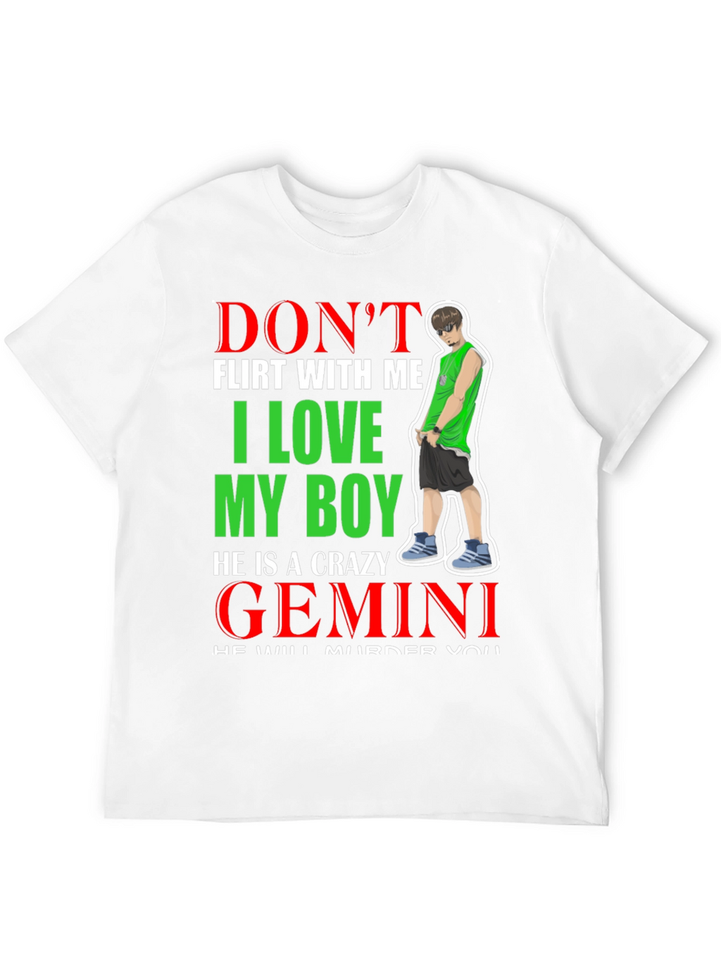Dont Flirt with Me Gemini Graphic Tee