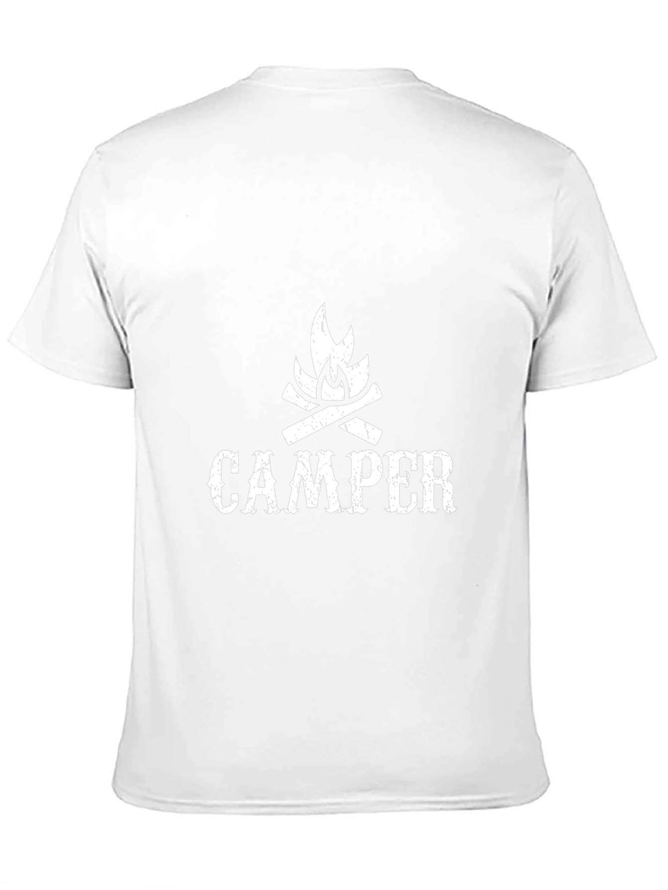 Camper Graphic T-Shirt - Mens Black Crew Neck Tee