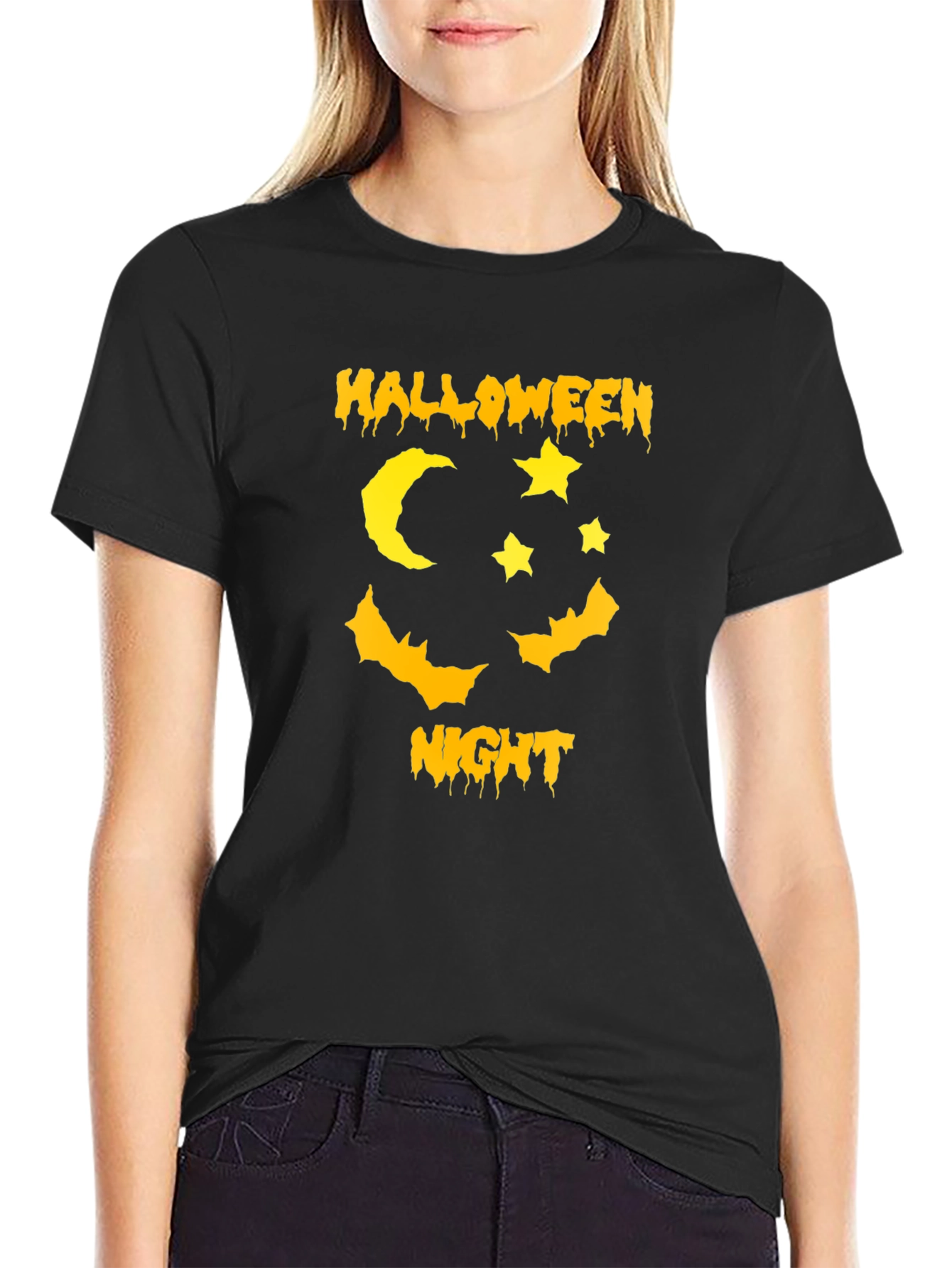 Halloween Night Black T-Shirt