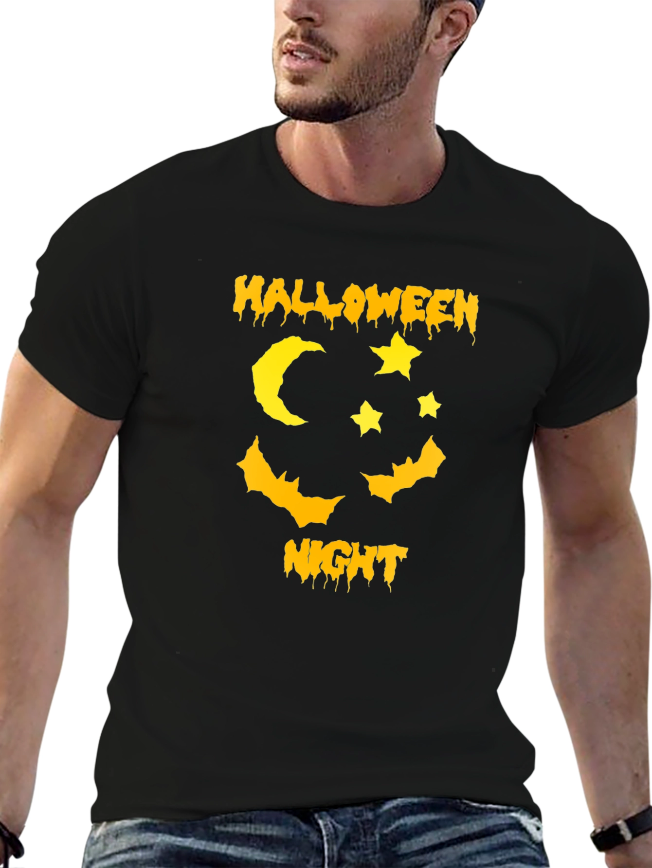 Halloween Night Black T-Shirt