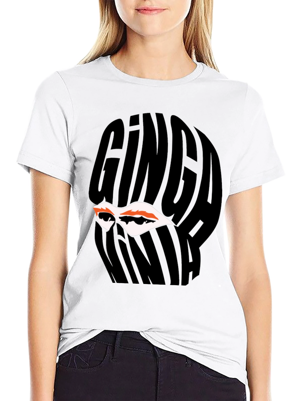 Ginga Ninja Graphic Tee - Black Cotton T-Shirt