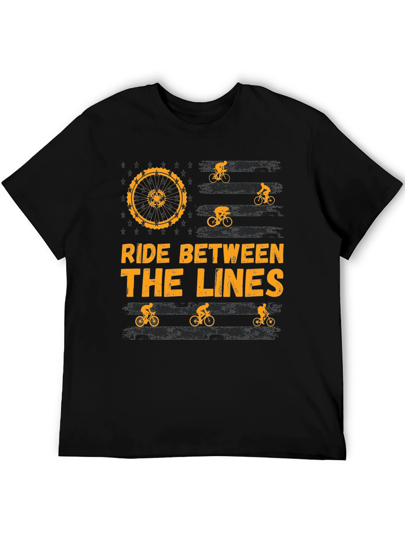Ride Between the Lines Biker T-Shirt