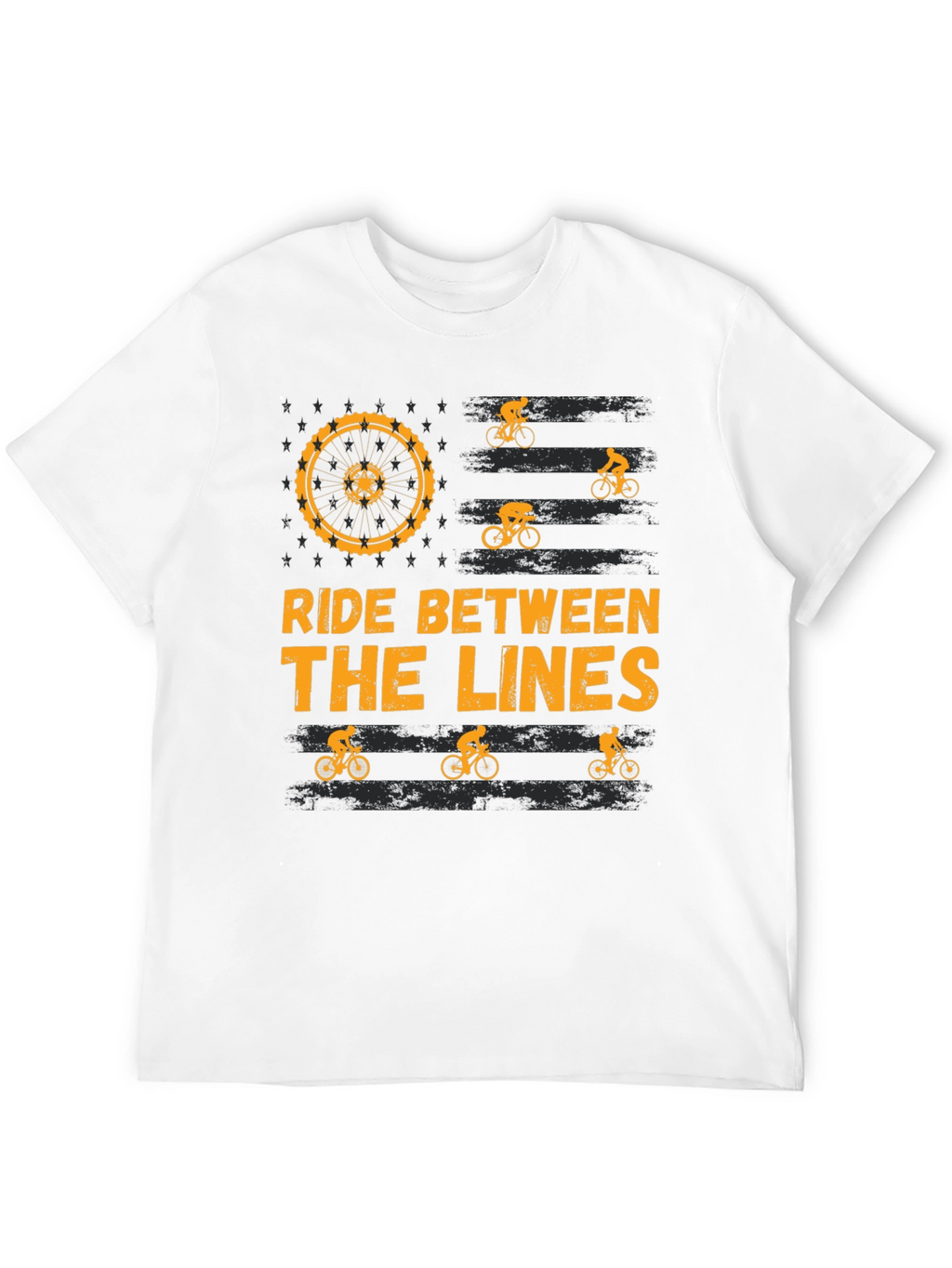 Ride Between the Lines Biker T-Shirt