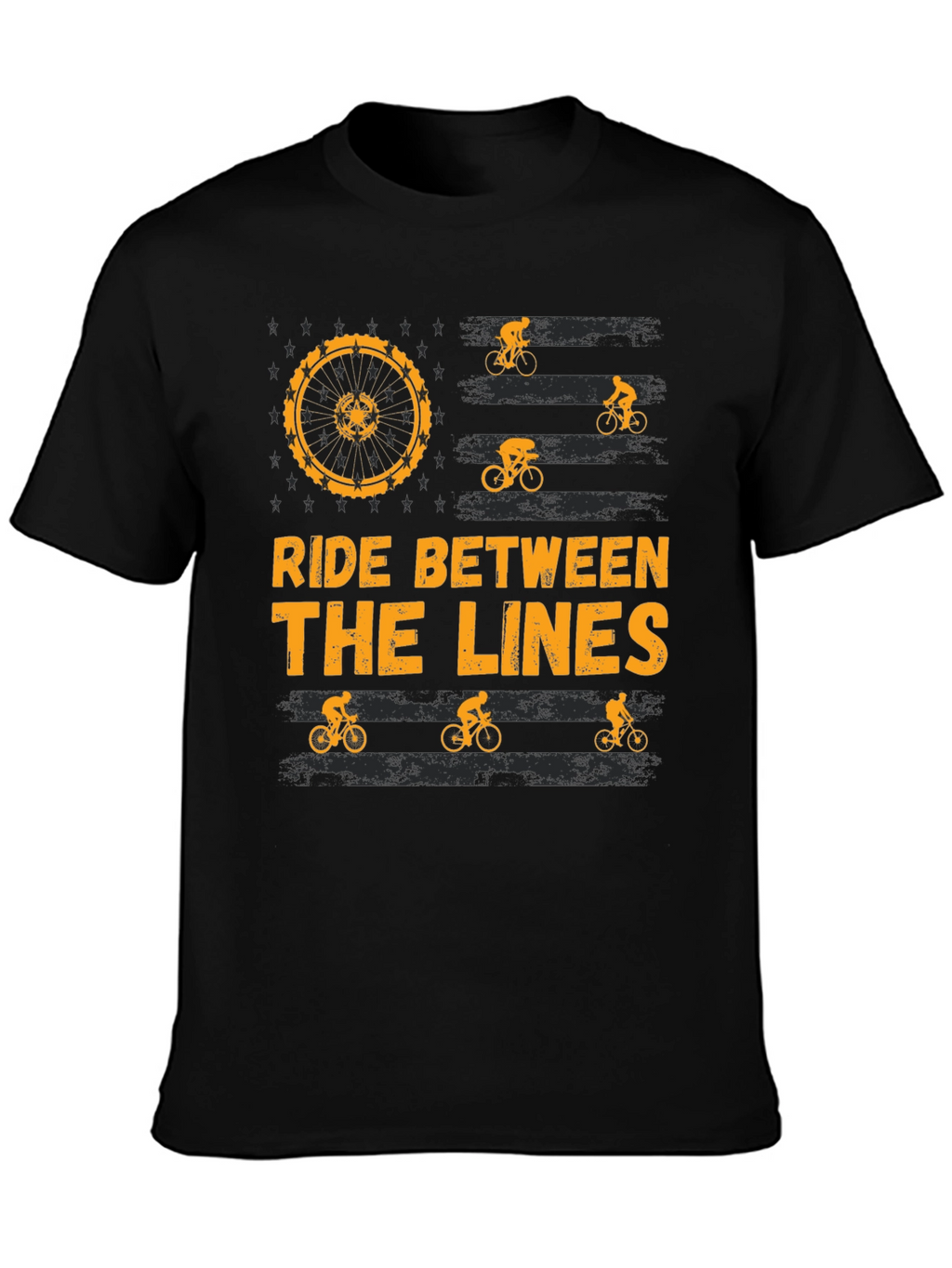 Ride Between the Lines Biker T-Shirt