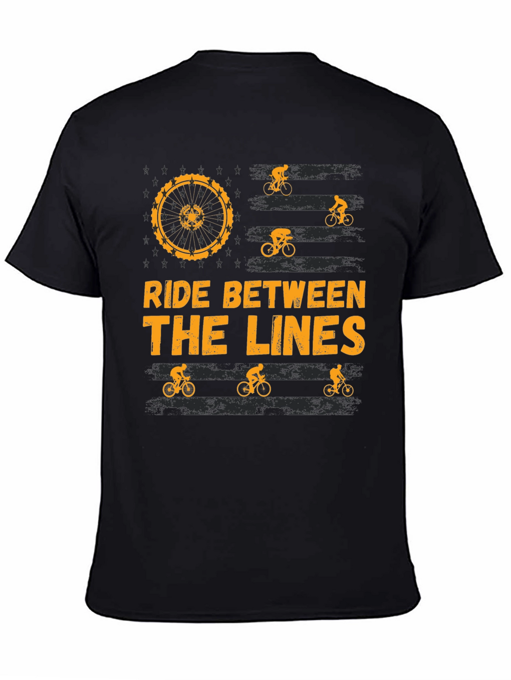 Ride Between the Lines Biker T-Shirt