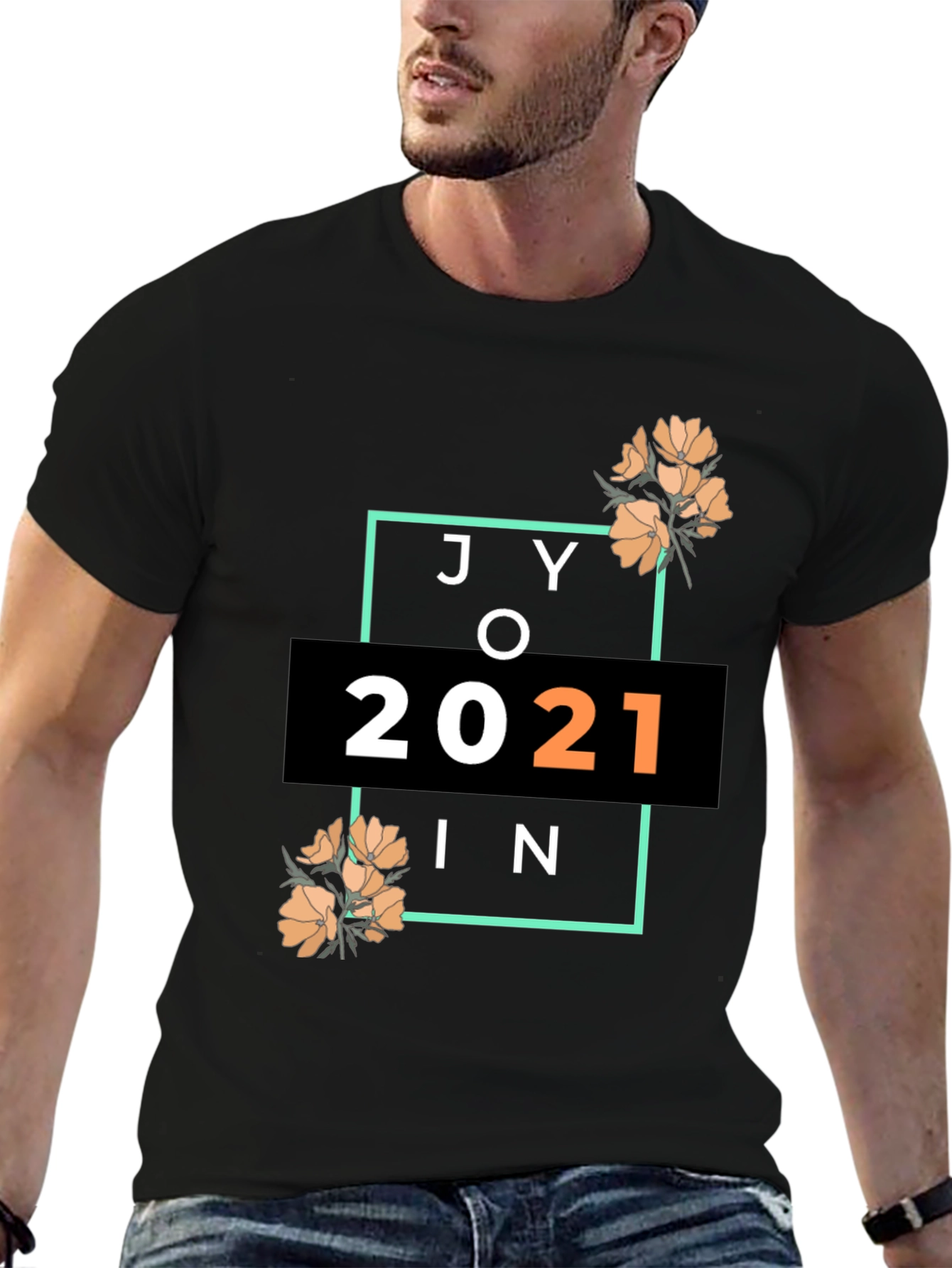 Joy In 2021 Graphic Tee - Black