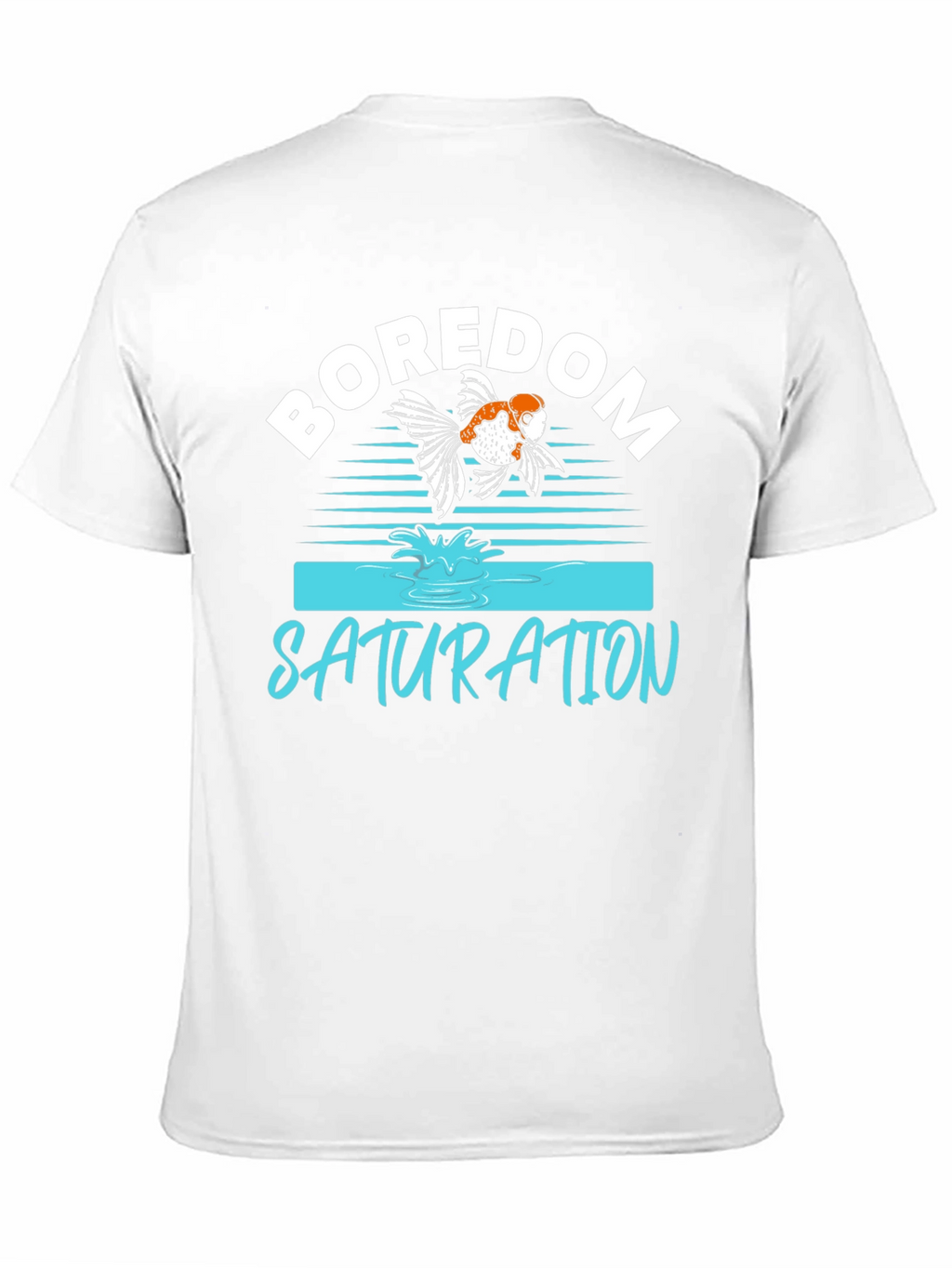 Boredom Saturation Goldfish Graphic T-Shirt