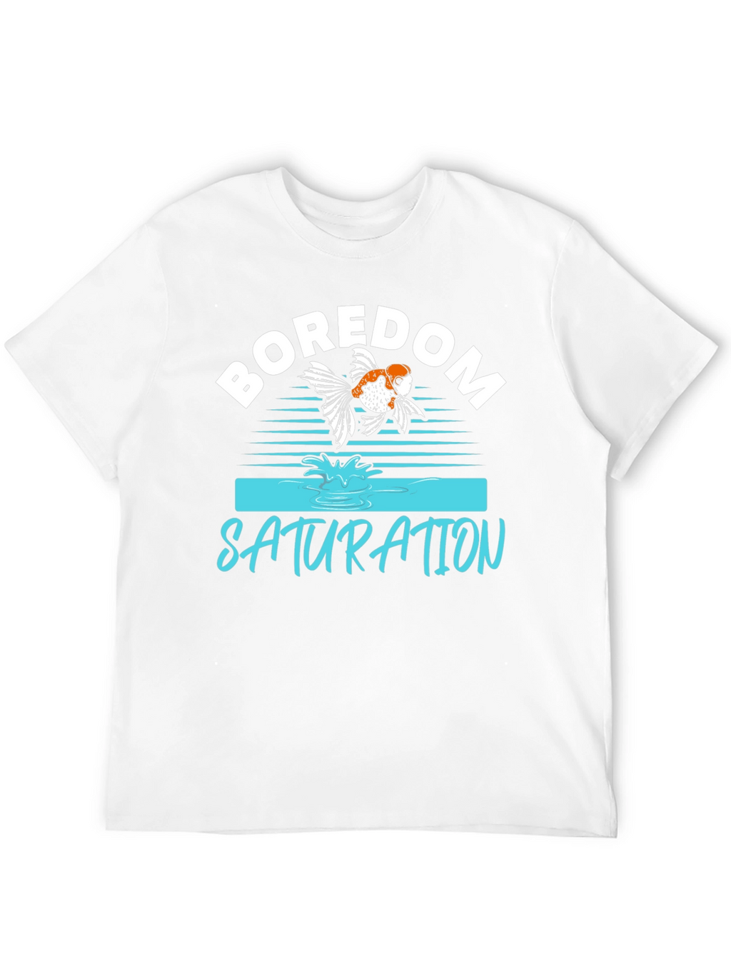 Boredom Saturation Goldfish Graphic T-Shirt