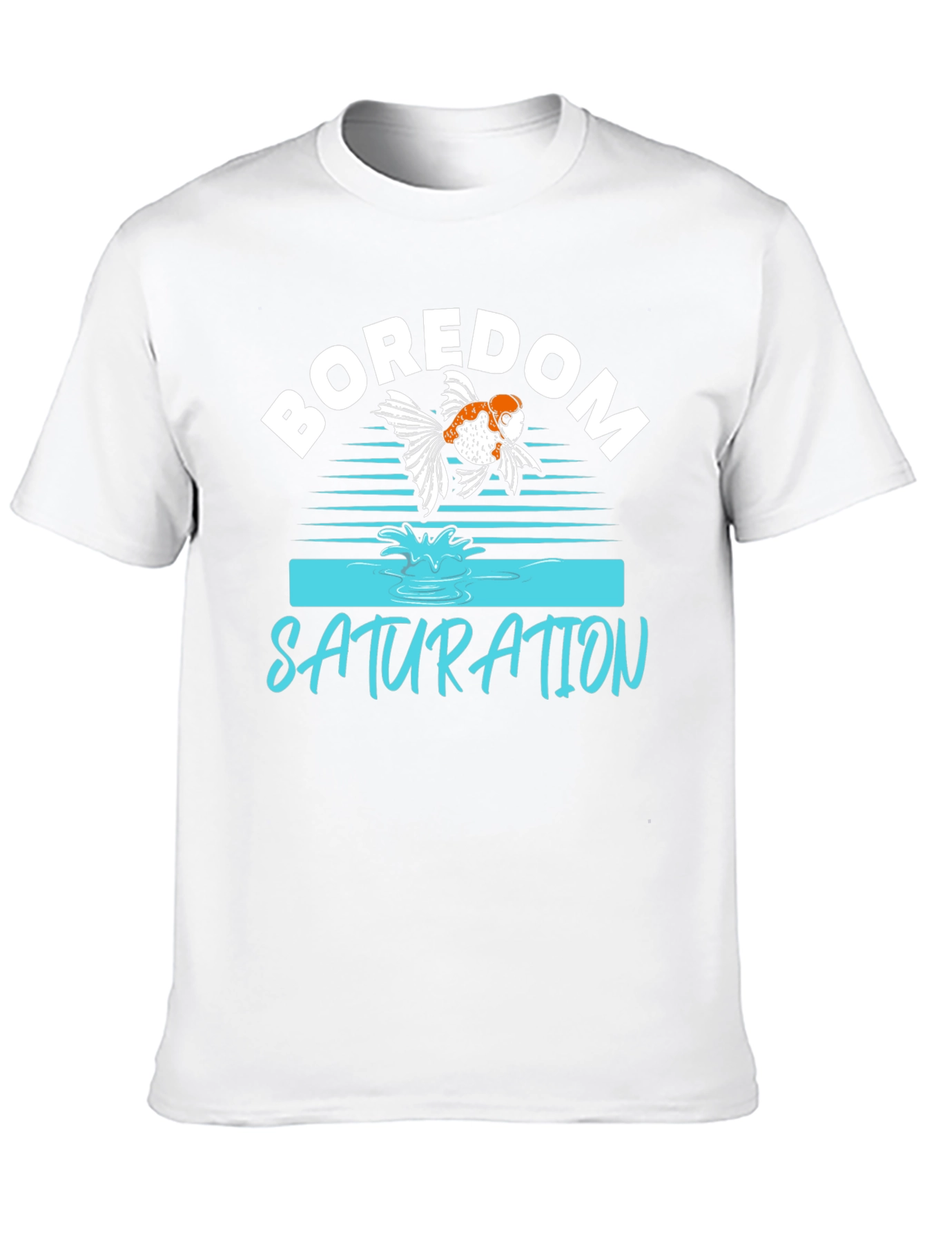 Boredom Saturation Goldfish Graphic T-Shirt
