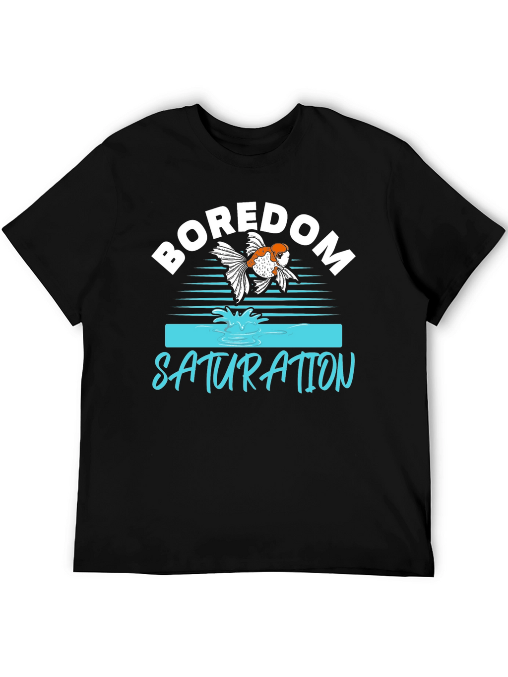 Boredom Saturation Goldfish Graphic T-Shirt